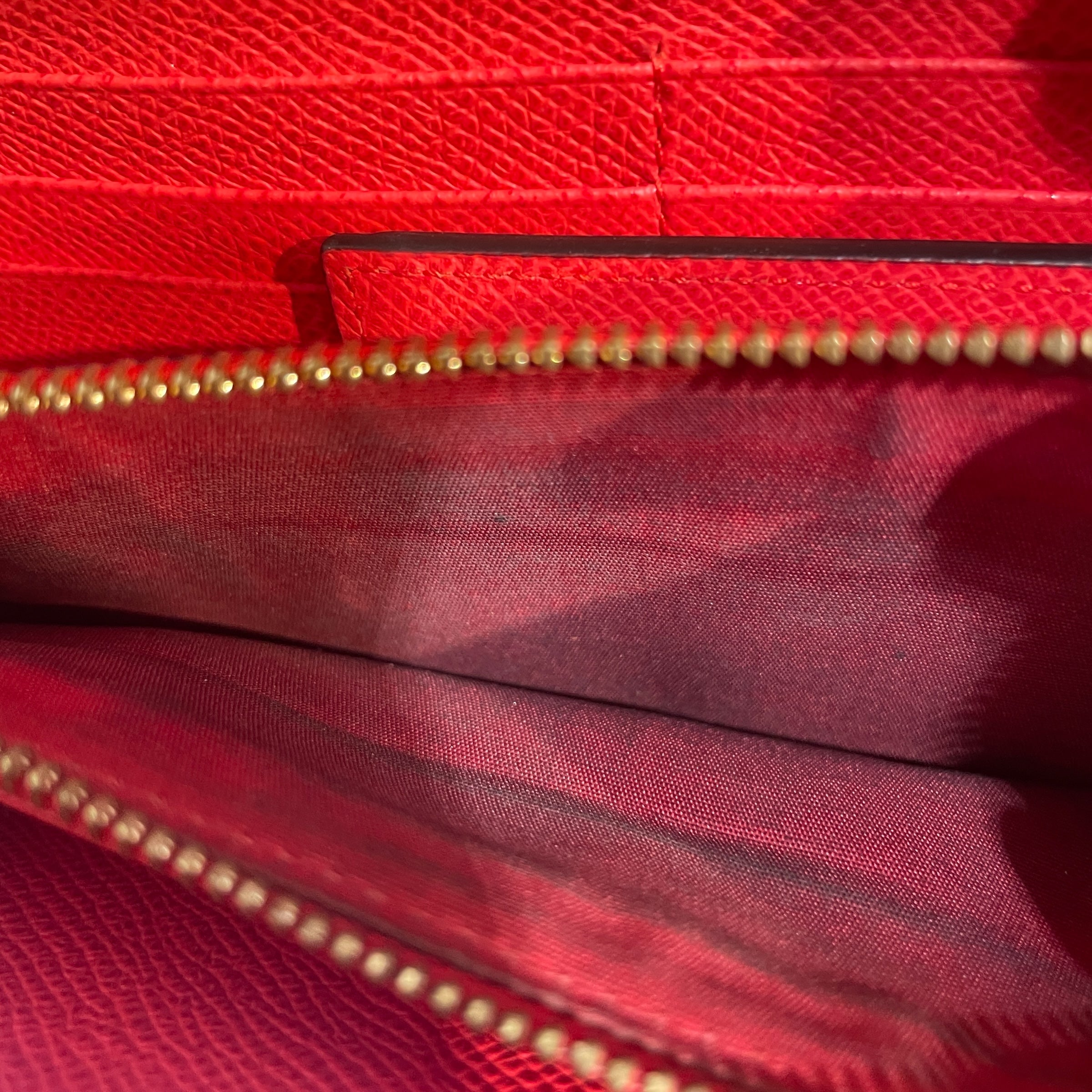 Salvatore Ferragamo/Long Wallet/Leather/RED/Gancini Continental view 6