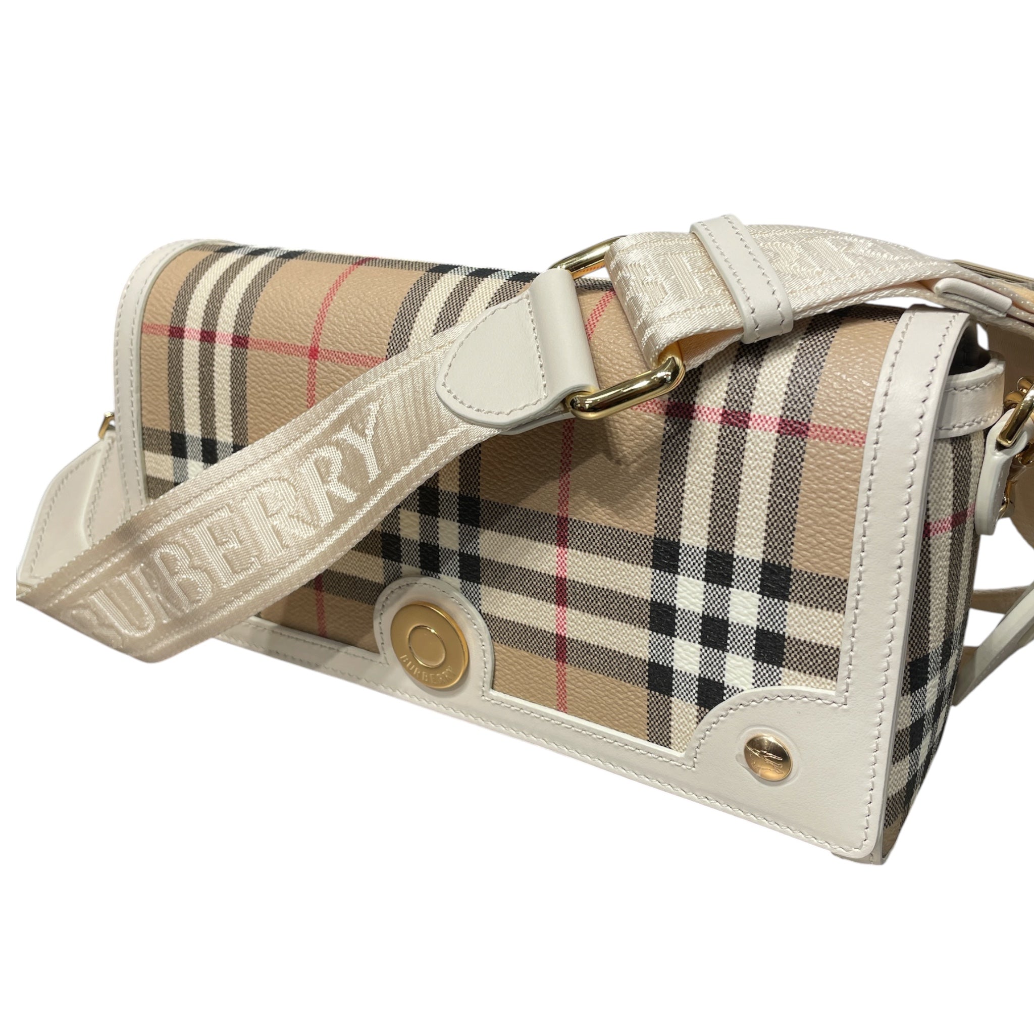 BURBERRY/Hand Bag/Plaid/Leather/CML/NOTE HANDBAG view 5