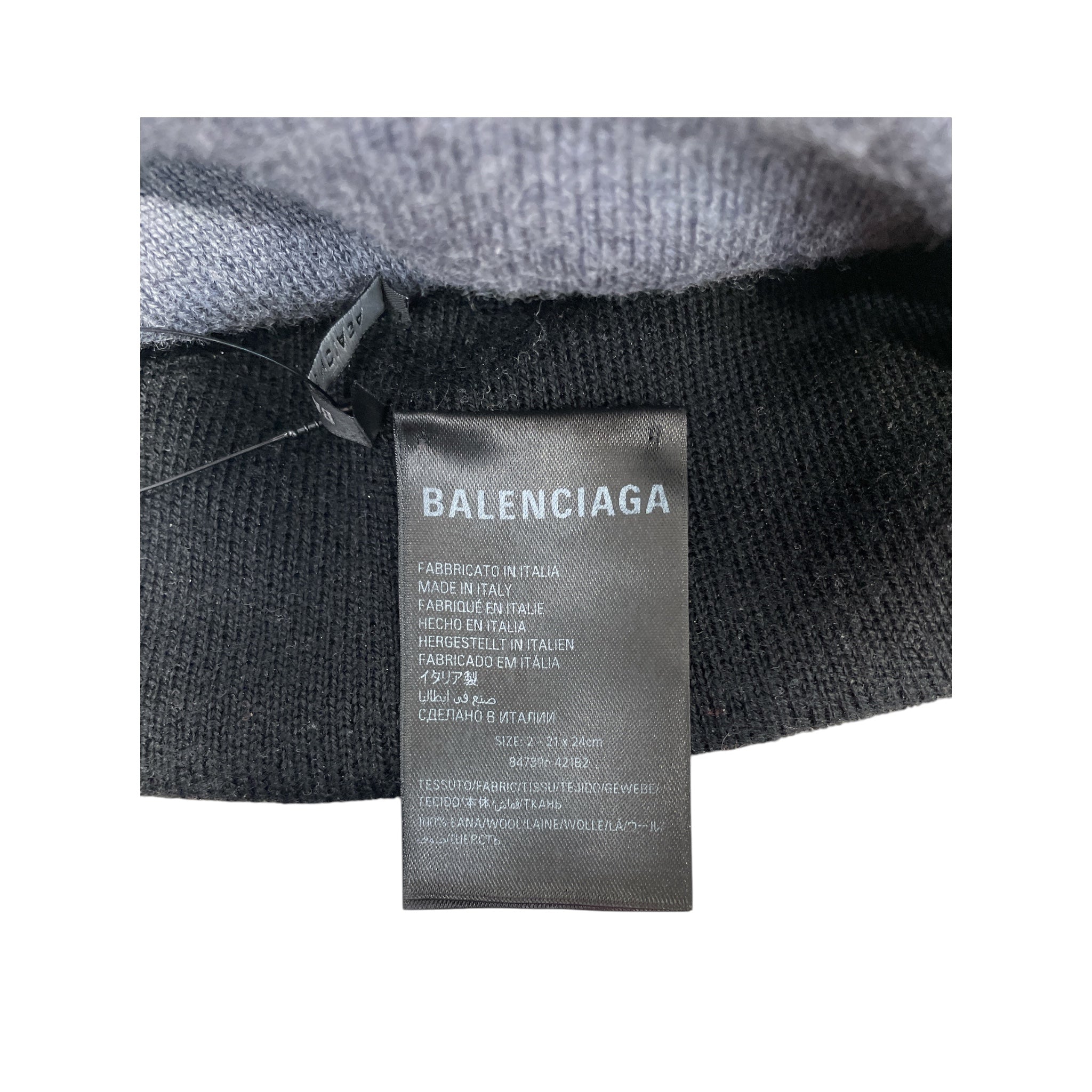 BALENCIAGA/OAKLEY/Beanie/Cotton/BLK/M's/SPLIT BEANIE view 3