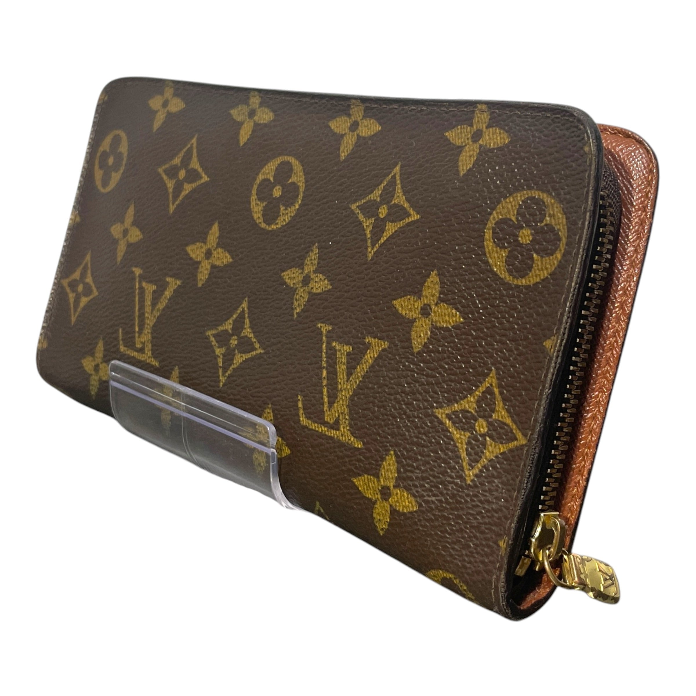 LOUIS VUITTON/Wallet/Monogram/Leather/BRW/Monogram Long Wallet view 1