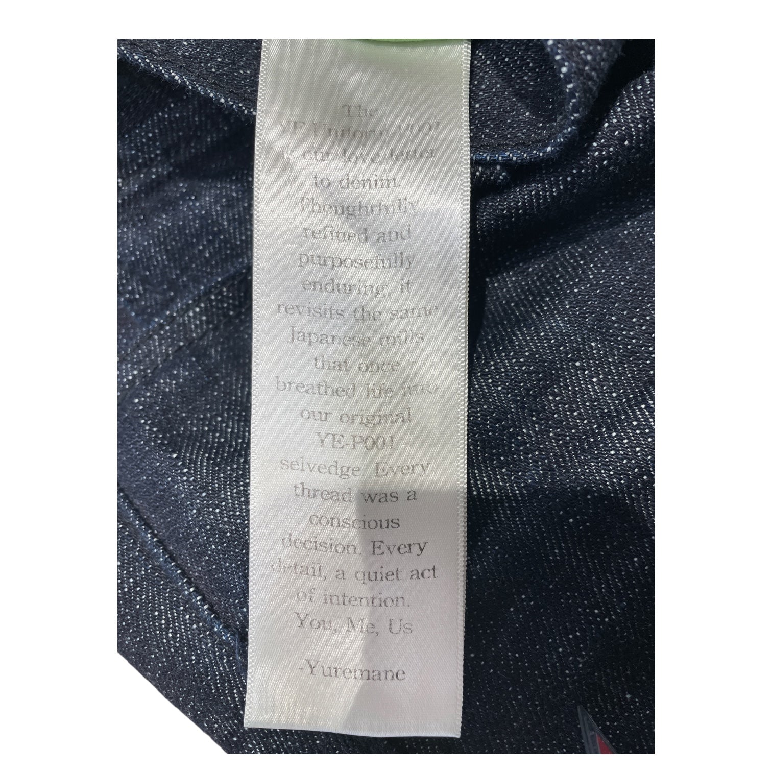 Yuramane/Pants/34/Denim/IDG/Button Fly/p001 selvedge denim view 3