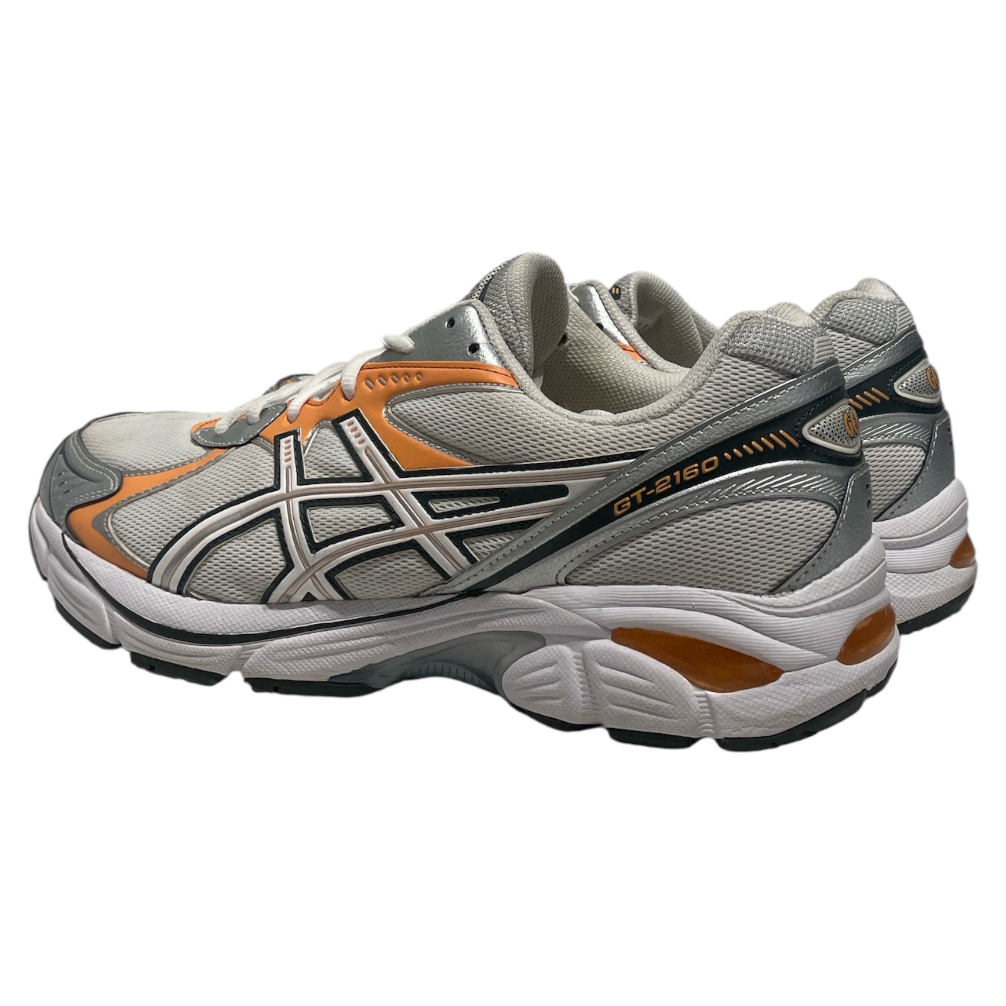ASICS/Low-Sneakers/US 12/Stripe/WHT/ORANGE DETAILS view 2
