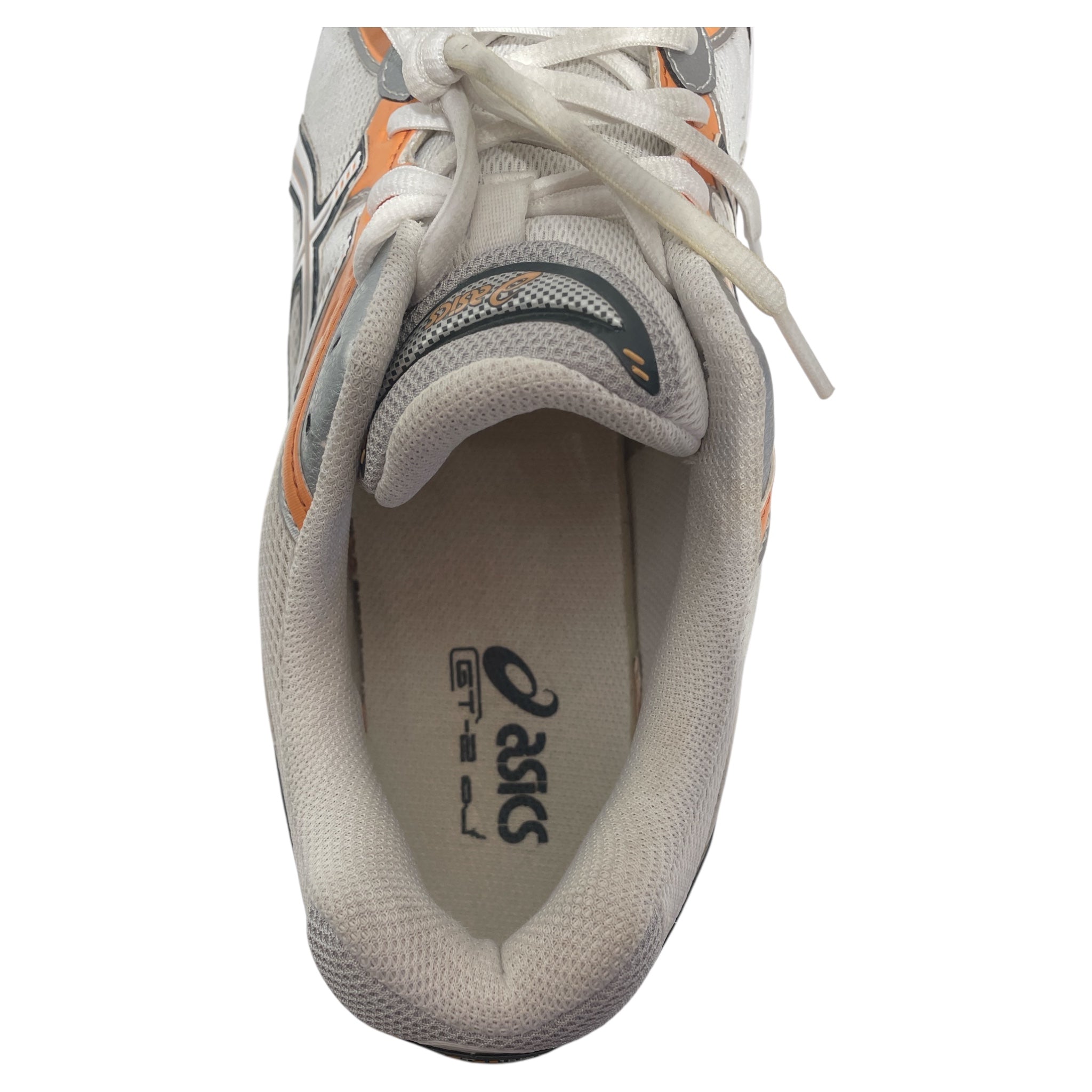 ASICS/Low-Sneakers/US 12/Stripe/WHT/ORANGE DETAILS view 3