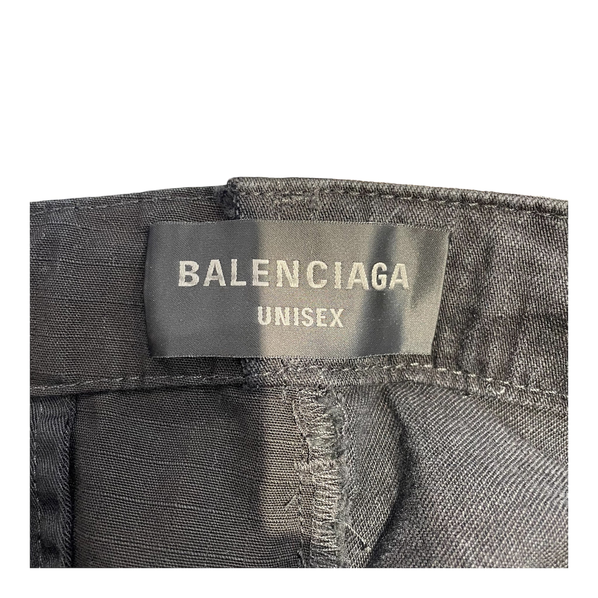 BALENCIAGA/Cargo Pants/S/Nylon/BLK/BALENCIAGA BAGGY CARGO PANTS view 3