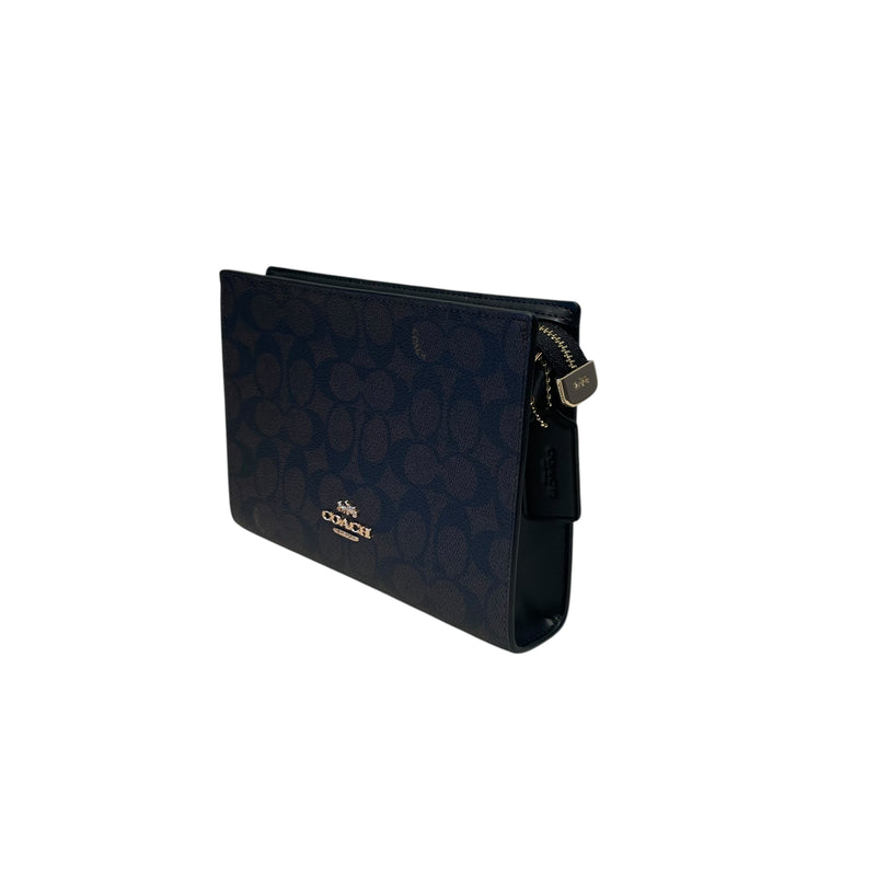 COACH/Cross Body Bag/Monogram/Leather/BRW/lucy L zip