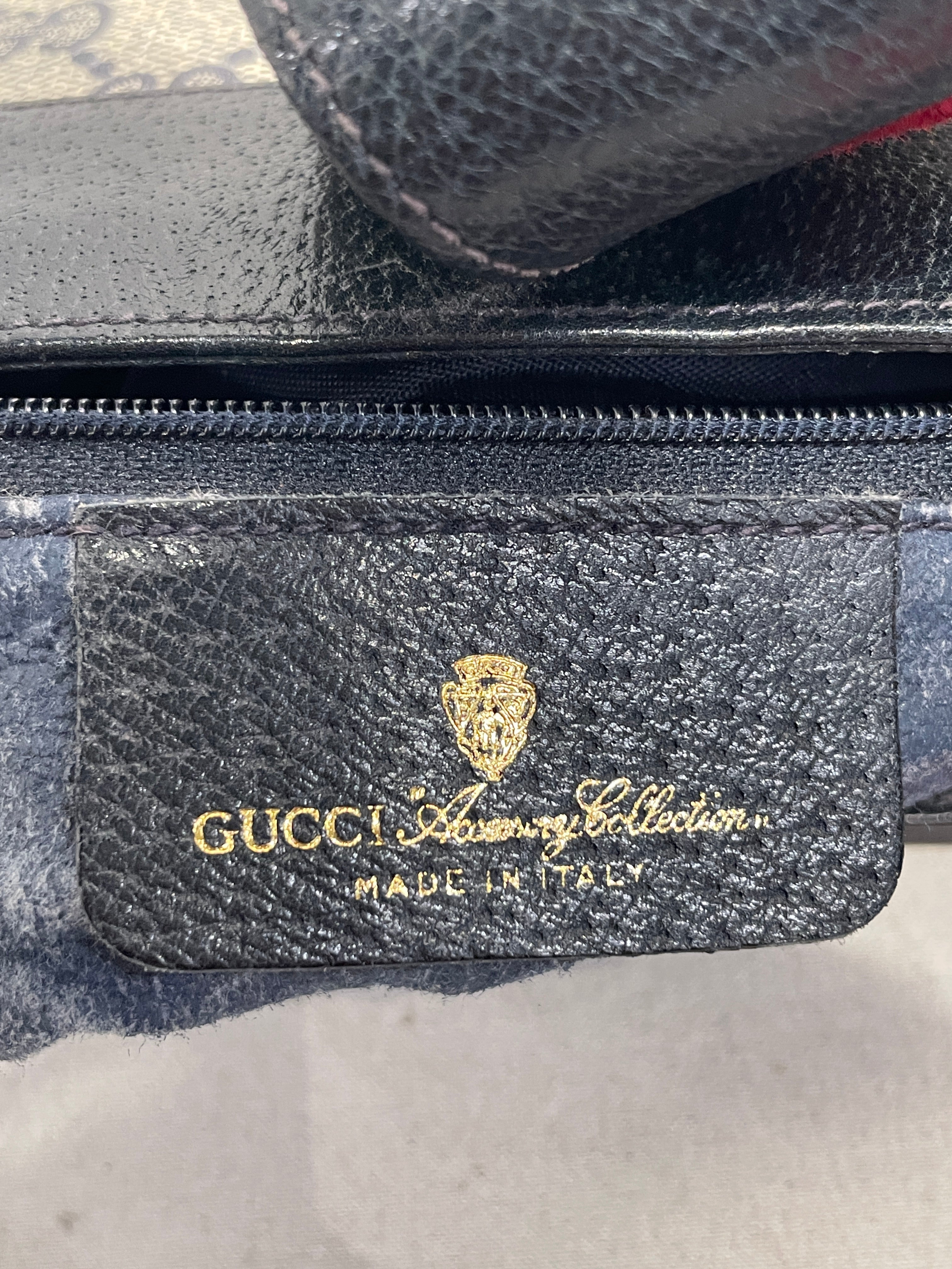 GUCCI/Clutch Bag/Monogram/Leather/BLU/49-02-029 view 7