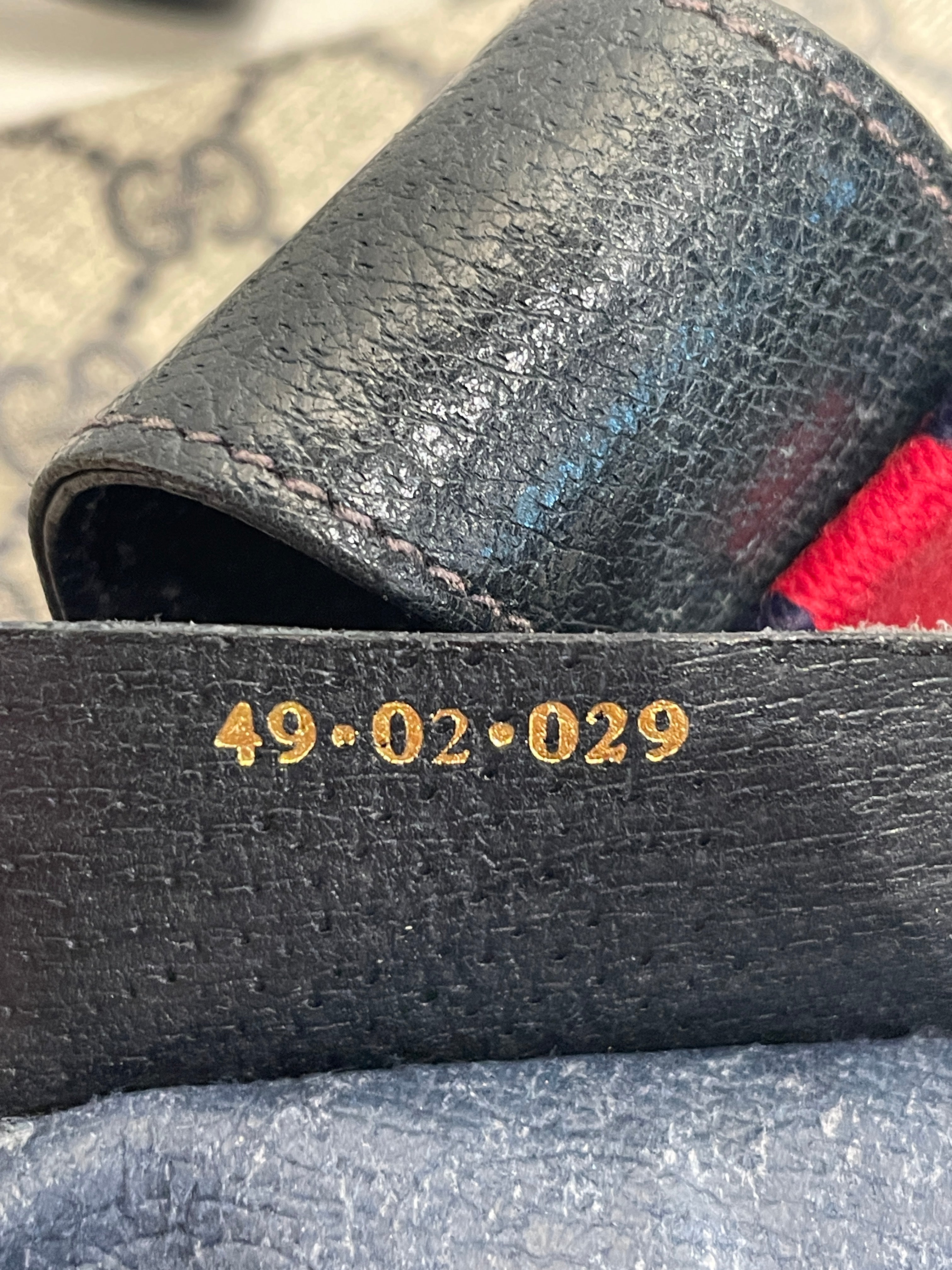 GUCCI/Clutch Bag/Monogram/Leather/BLU/49-02-029 view 8