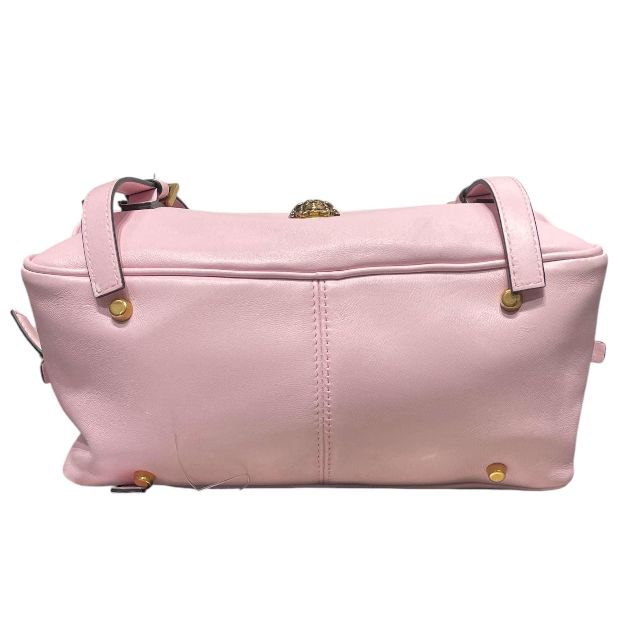 VERSACE/Hand Bag/Leather/PNK/Embleme Nappa Bowling Bag view 4