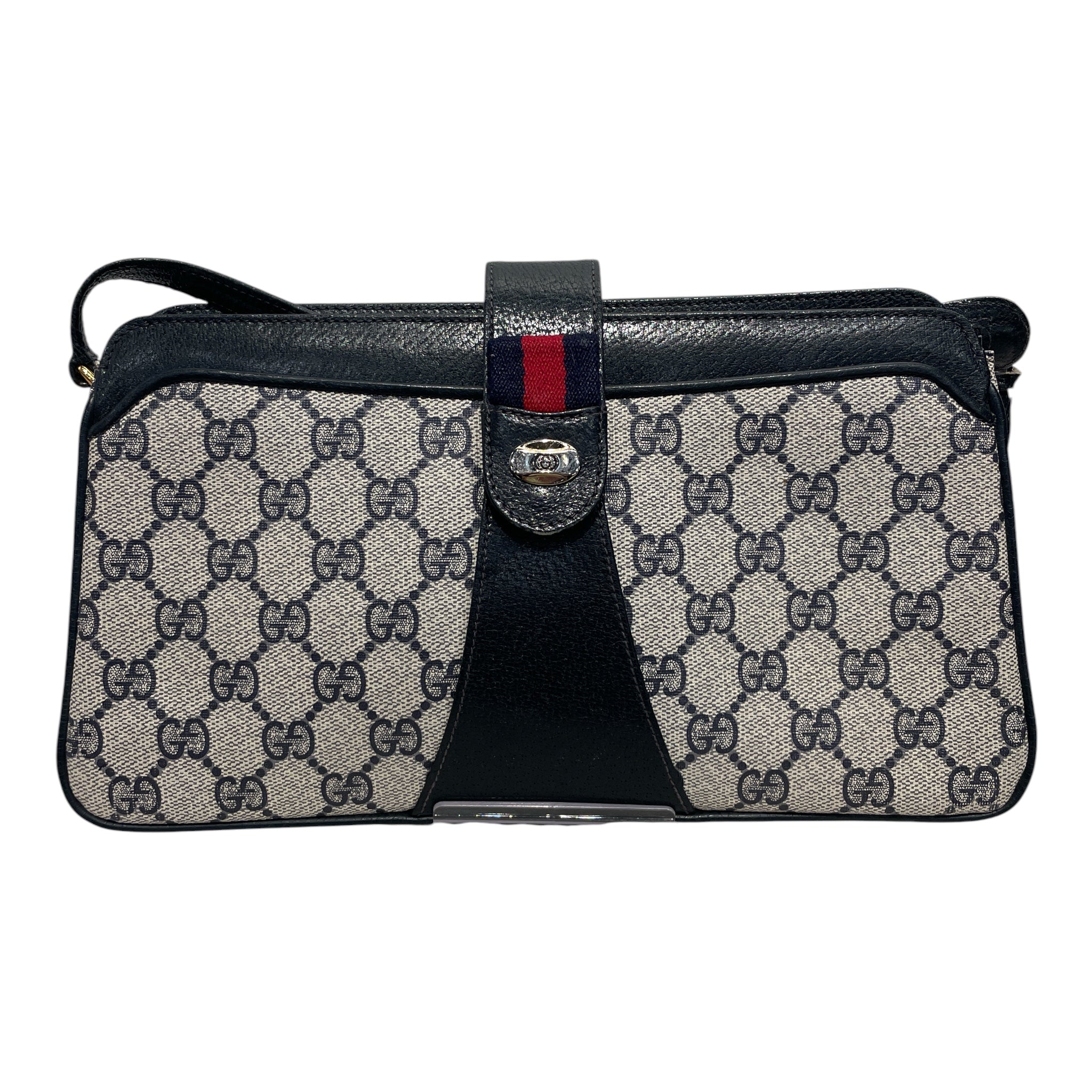 GUCCI/Clutch Bag/Monogram/Leather/BLU/49-02-029 view 1