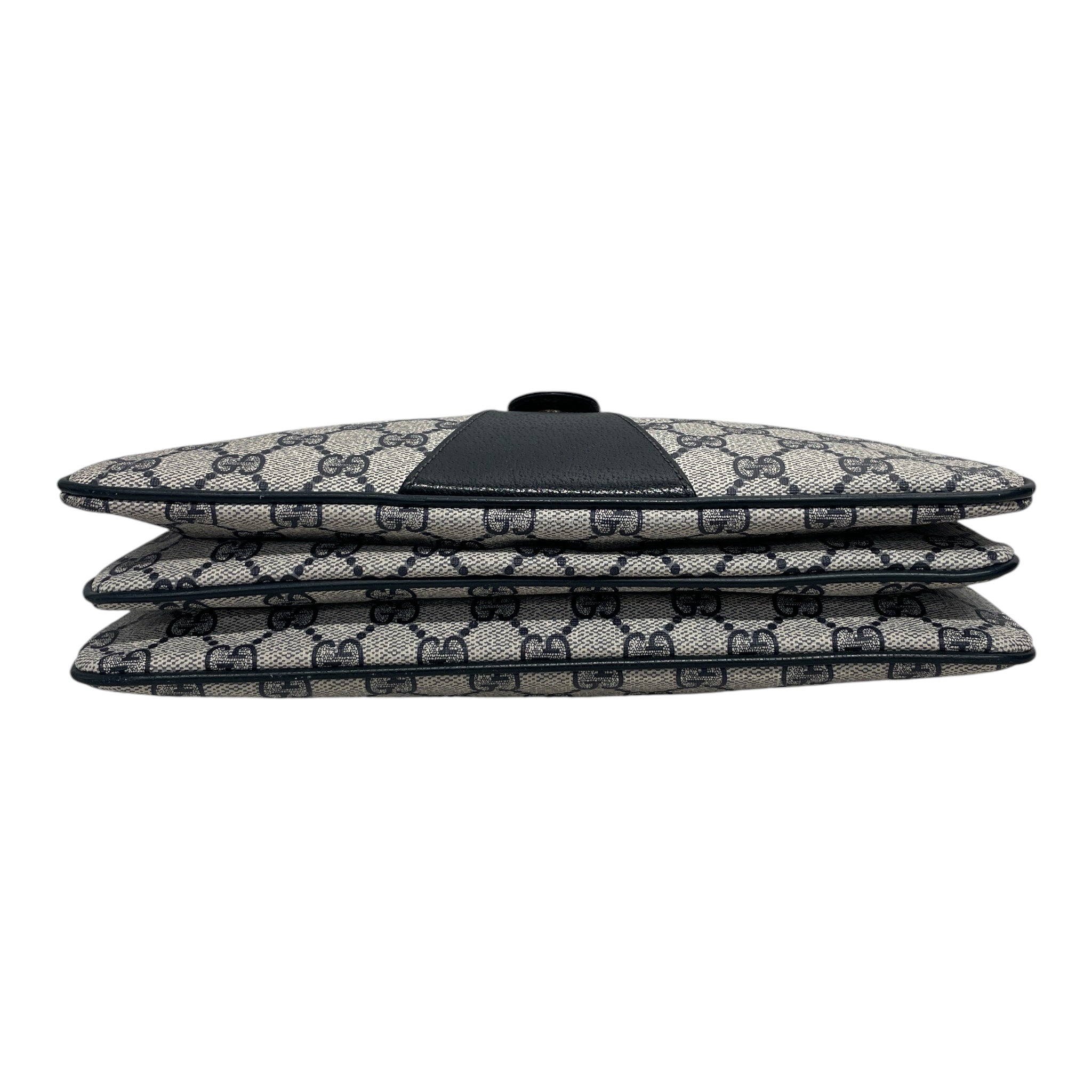 GUCCI/Clutch Bag/Monogram/Leather/BLU/49-02-029 view 3