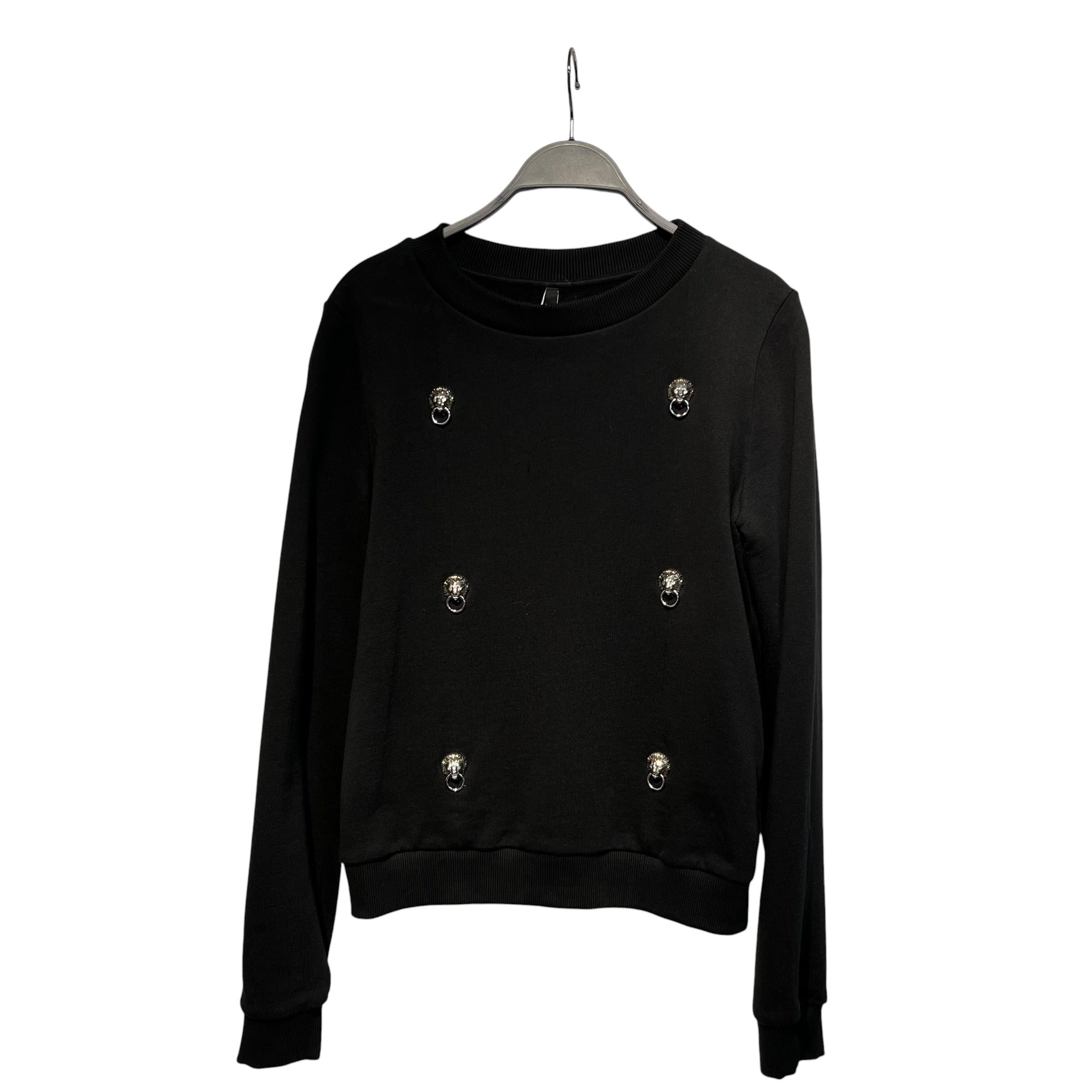VERSUS VERSACE/Sweatshirt/M/Polyester/BLK/ view 1