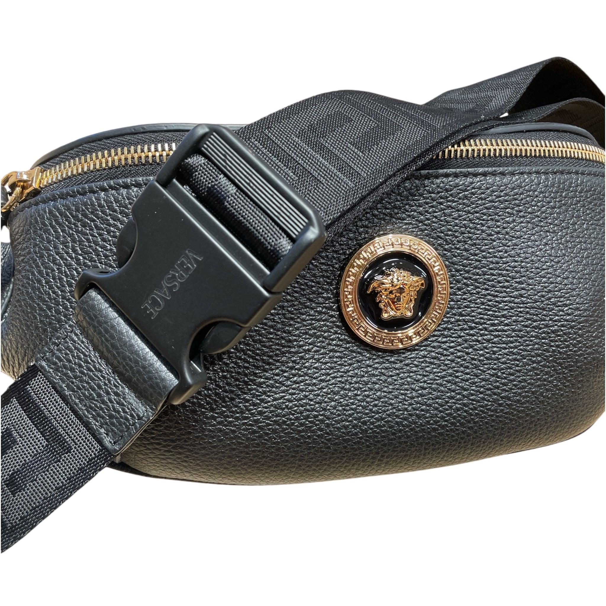 VERSACE/Fanny Pack/Leather/BLK/Medusa Fanny view 5