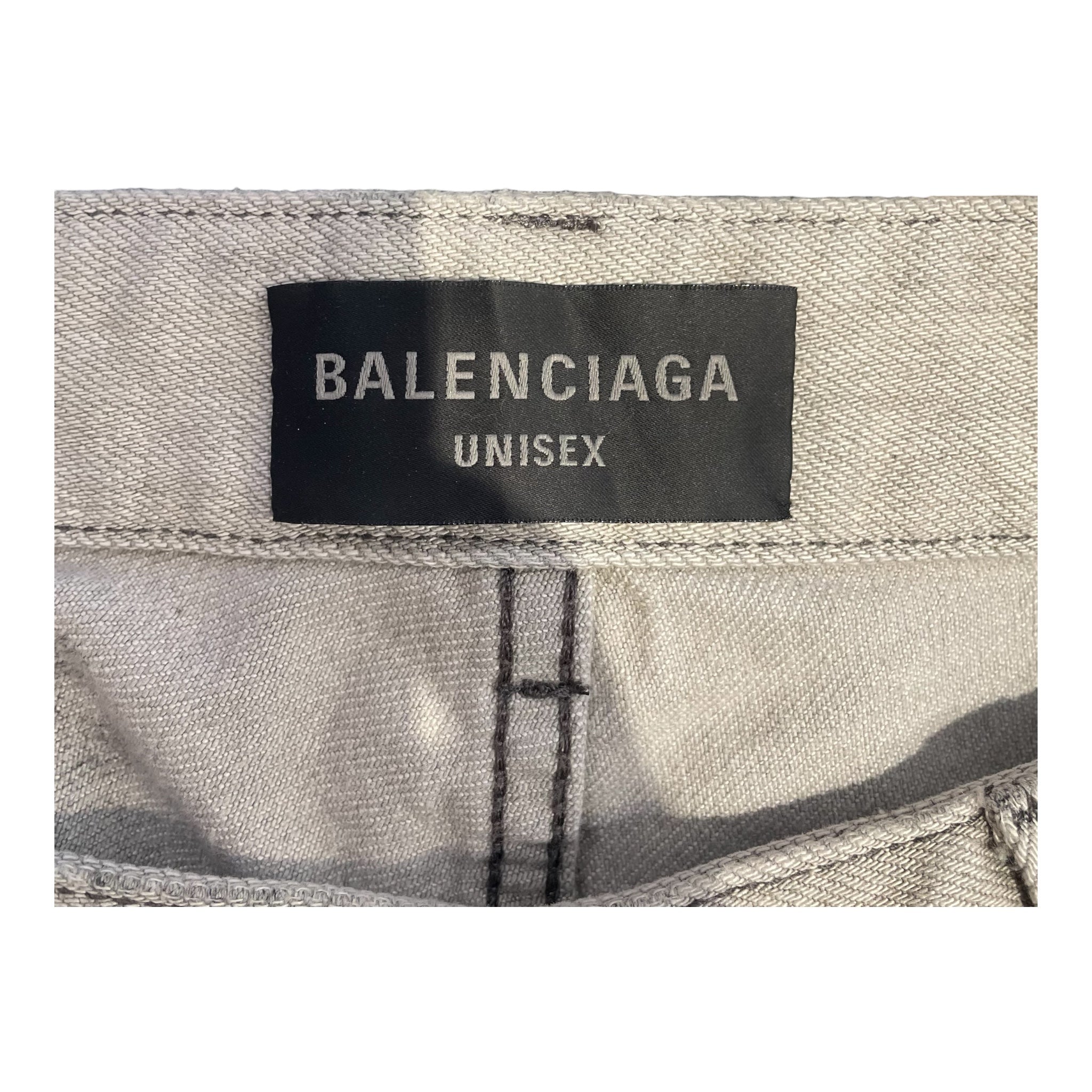 BALENCIAGA/Pants/S/Denim/GRY/BALENCIAGA MUDSHOW DENIM view 3