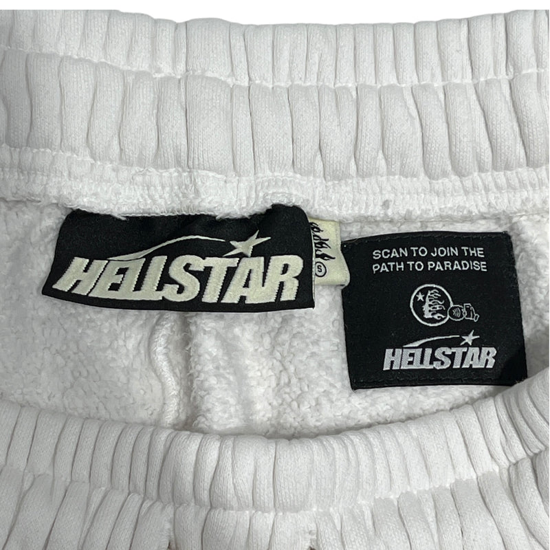 HELLSTAR/Shorts/S/Cotton/WHT/Graphic/hellstar records screaming guy