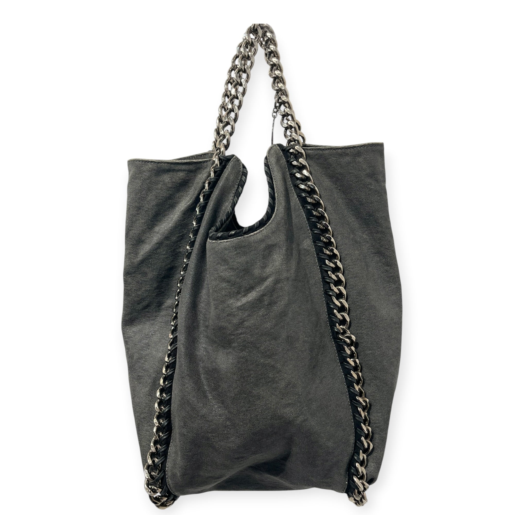 STELLAMcCARTNEY/Tote Bag/Cotton/GRY/COATED CANVAS STELLA TOTE view 1