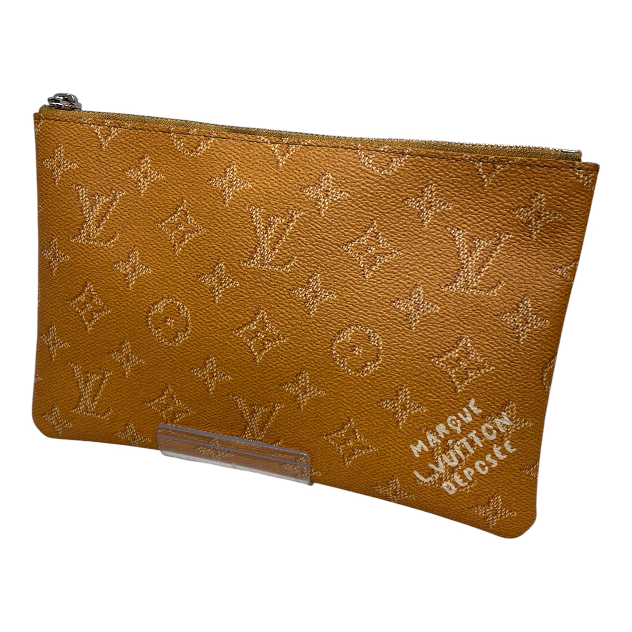 LOUIS VUITTON/Wallet/Monogram/Acrylic/YEL/M's/key pouch m view 1