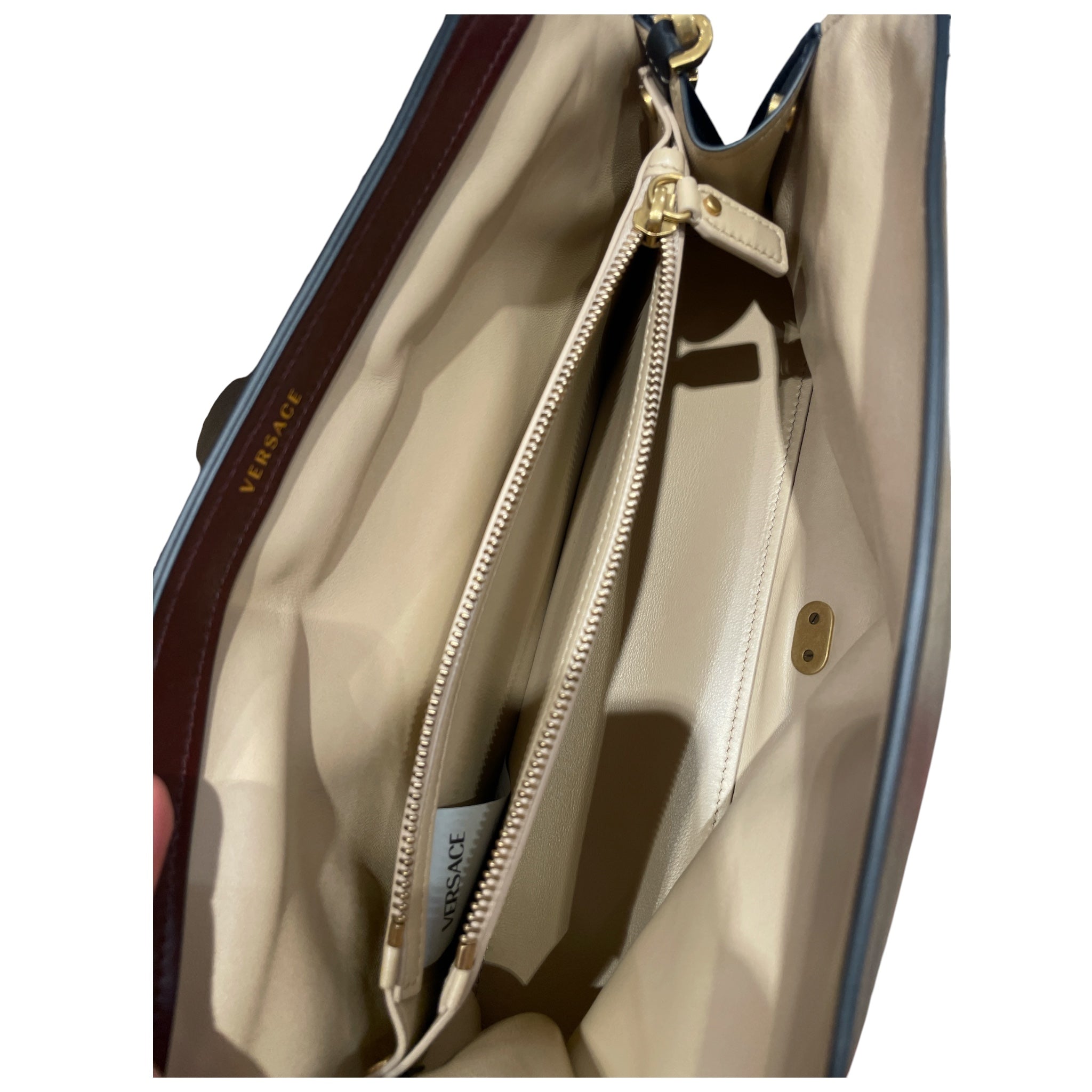 VERSACE/Hand Bag/Leather/BLK/vivian clutch view 3