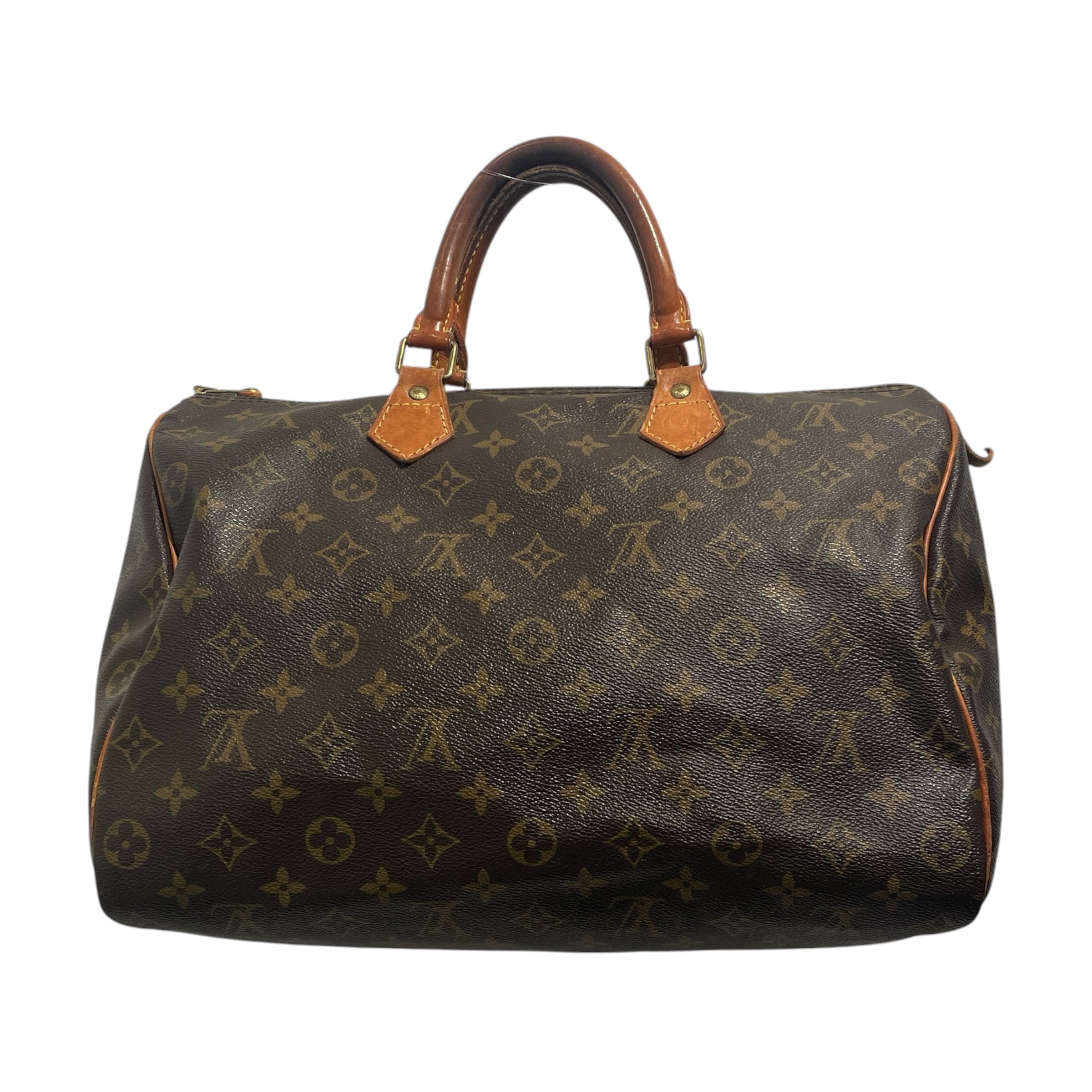 LOUIS VUITTON/Boston Bag/Monogram/Leather/BRW/Speedy 35 view 2