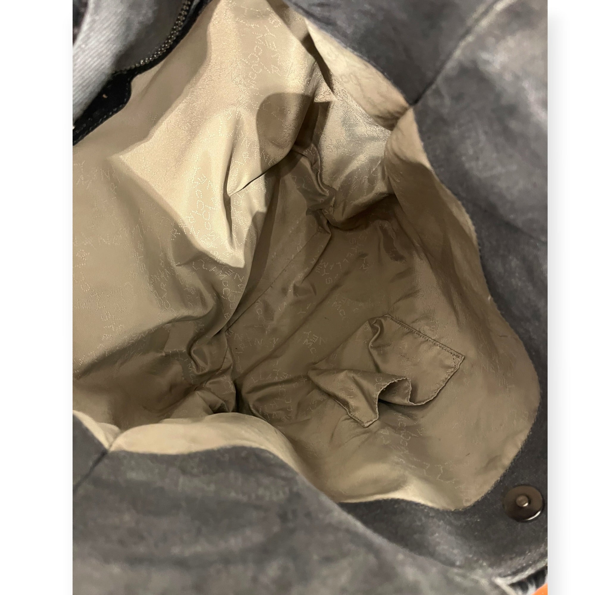 STELLAMcCARTNEY/Tote Bag/Cotton/GRY/COATED CANVAS STELLA TOTE view 4