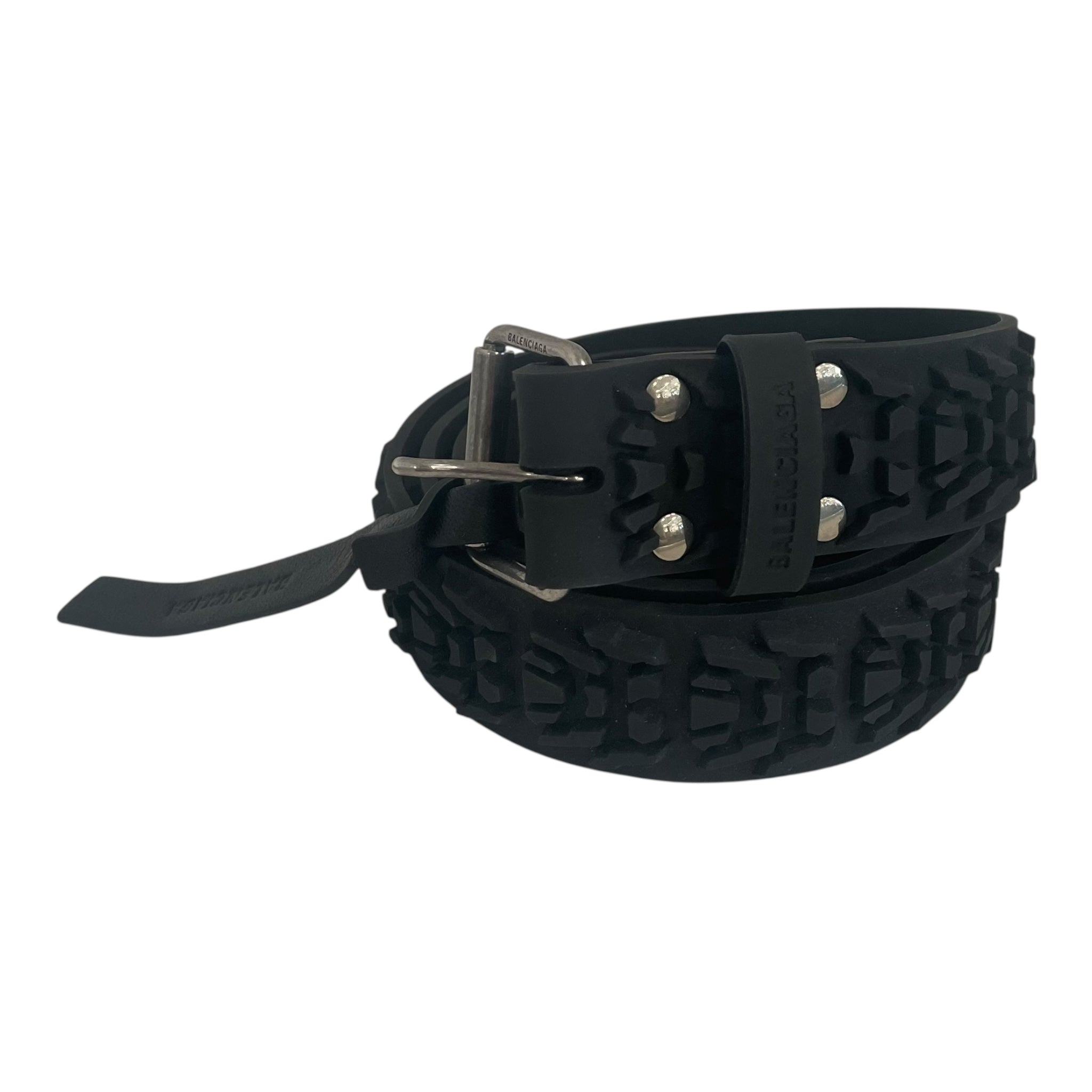 BALENCIAGA/Belt/S/M/BLK/AW20 Tyre Belt view 1