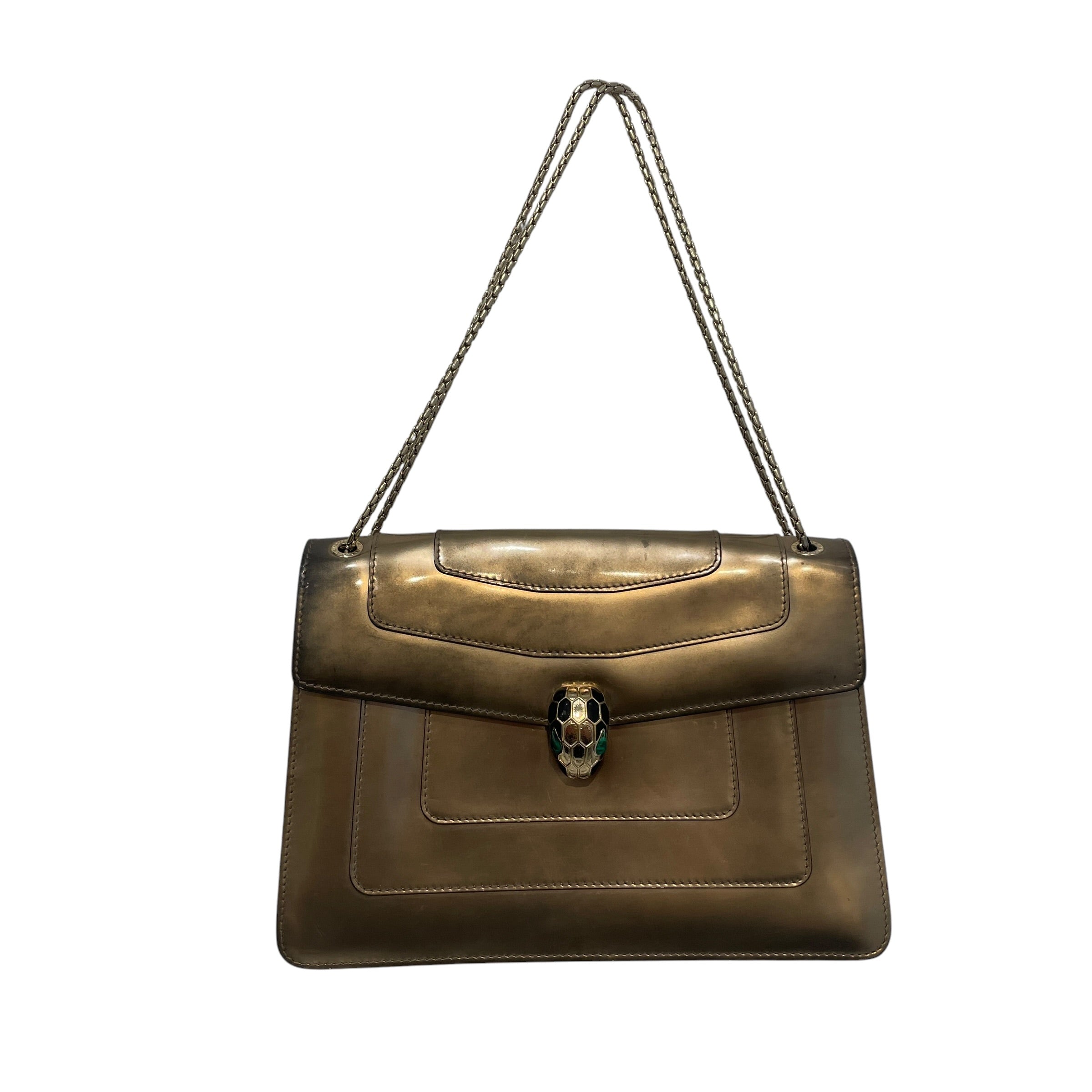 BVLGARI/Bag/Monogram/Leather/SLV/Serpenti Foerever Large view 1