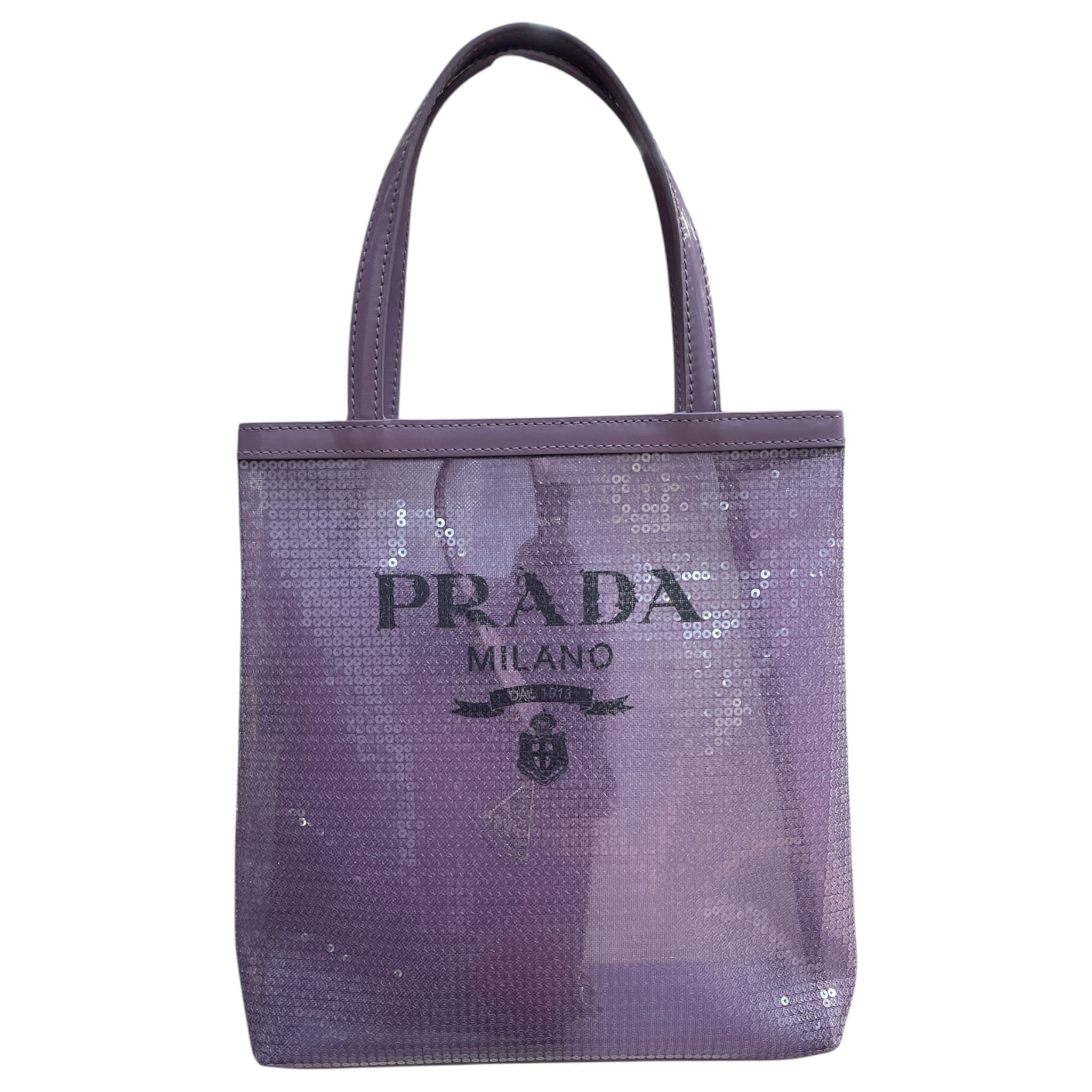 PRADA/Tote Bag/Glitter/Polyester/PPL/SEQUIN TOTE PRD-XBGS-0005/OS view 1