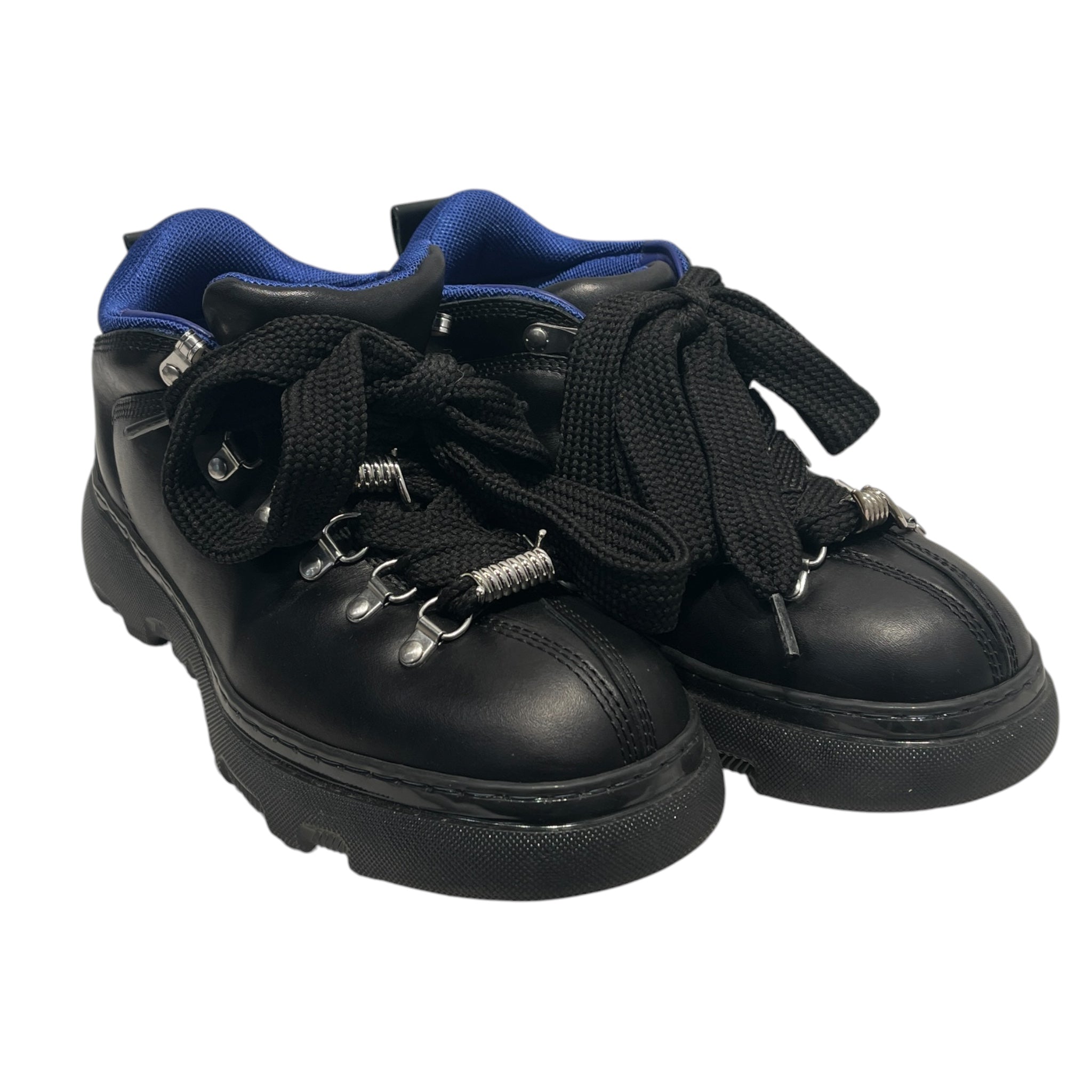BURBERRY/Trekking Boots/EU 41/Leather/BLK/trek boots blue view 1