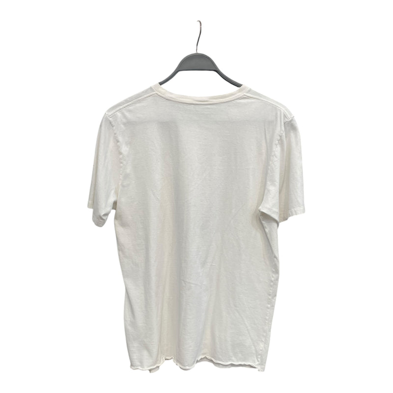 YVES SAINT LAURENT/T-Shirt/S/Cotton/WHT/