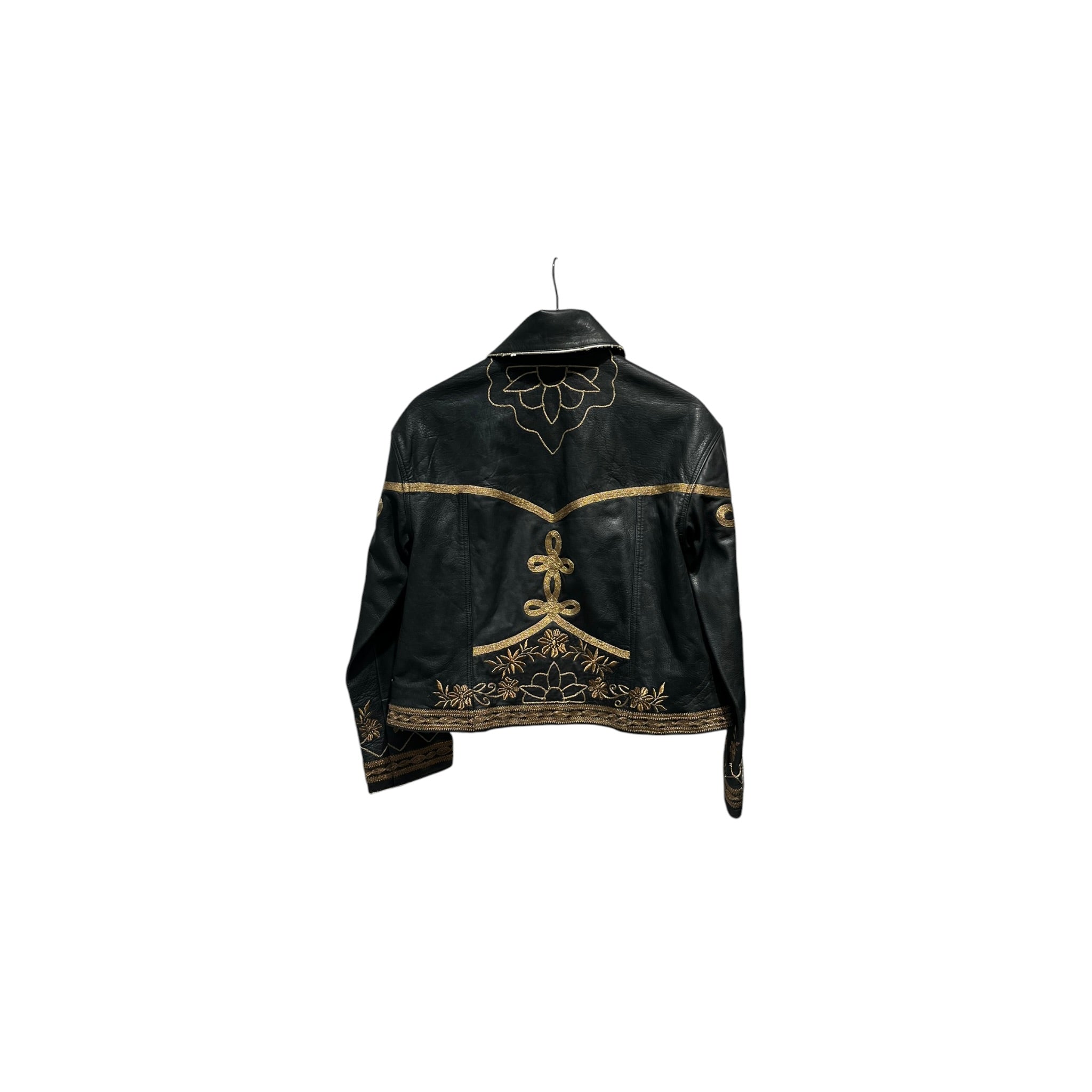 WE THE FREE/Leather Jkt/XS/Leather/BLK/Embroidered Sleeves view 2