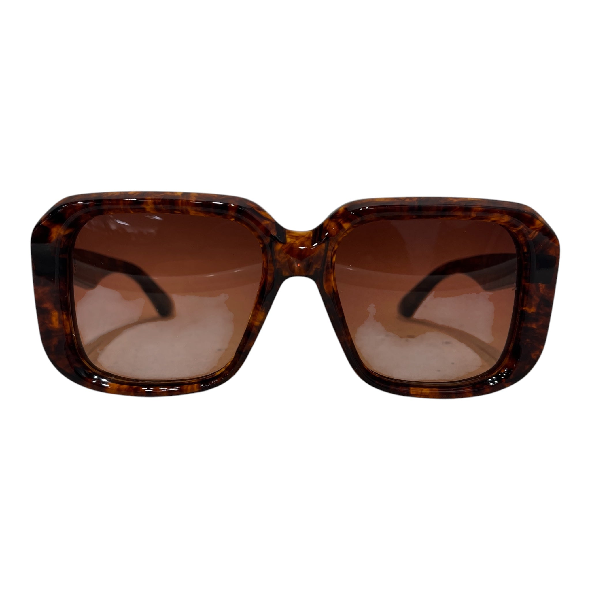 JACQUES MARIE MAGE/Sunglasses/All Over Print/Tortoiseshell Pattern/BRW/L's/PAT_56 SQUARE FRAME view 1