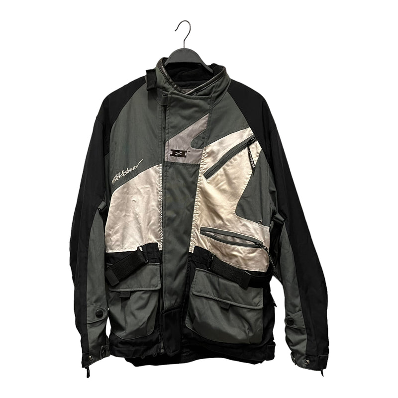 Fieldsheer/Windbreaker/M/Nylon/GRN/Racing motorcycle jacket