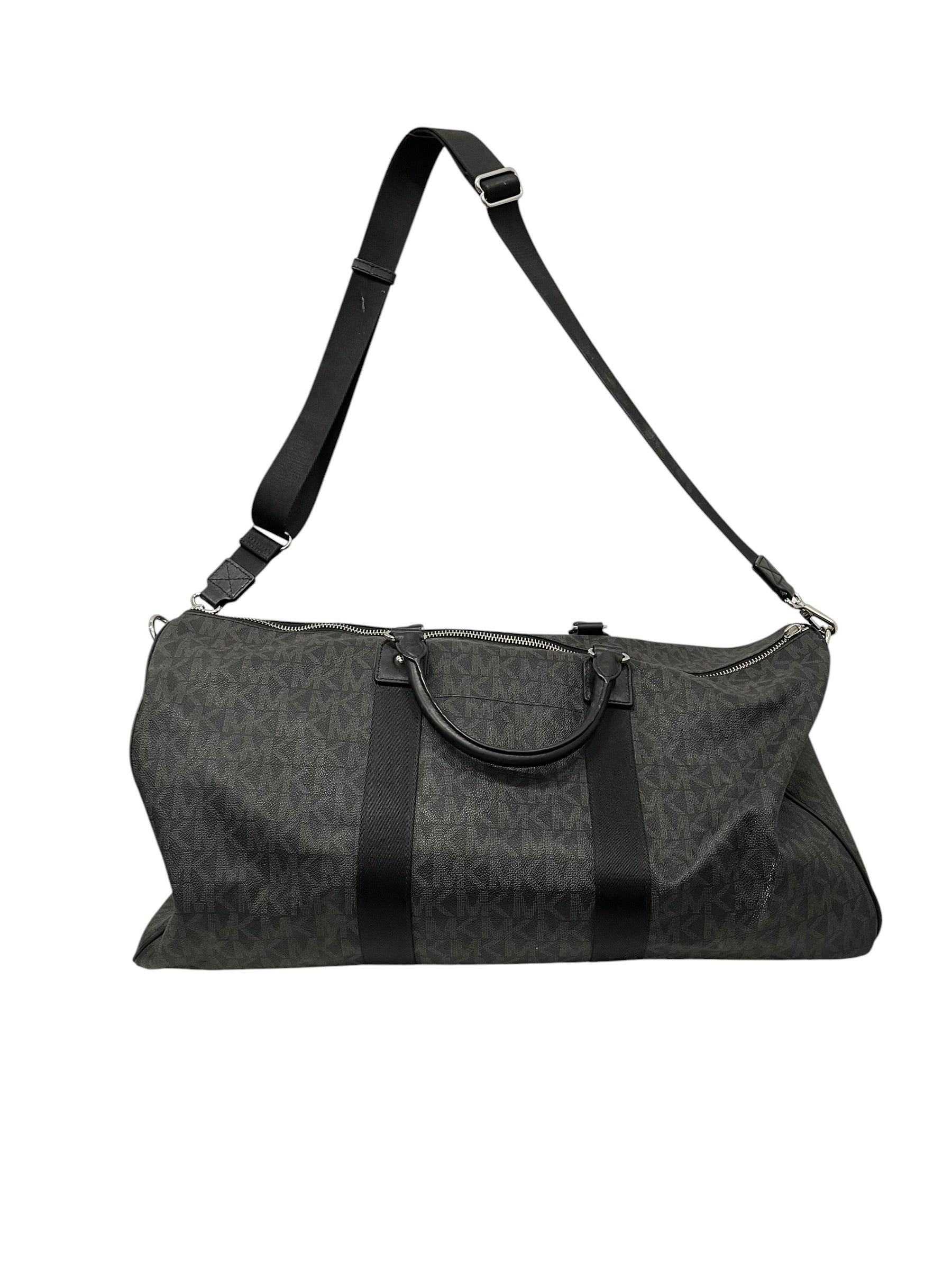 MICHAEL KORS/Bag/Monogram/Leather/BLK/DUFFLE view 2