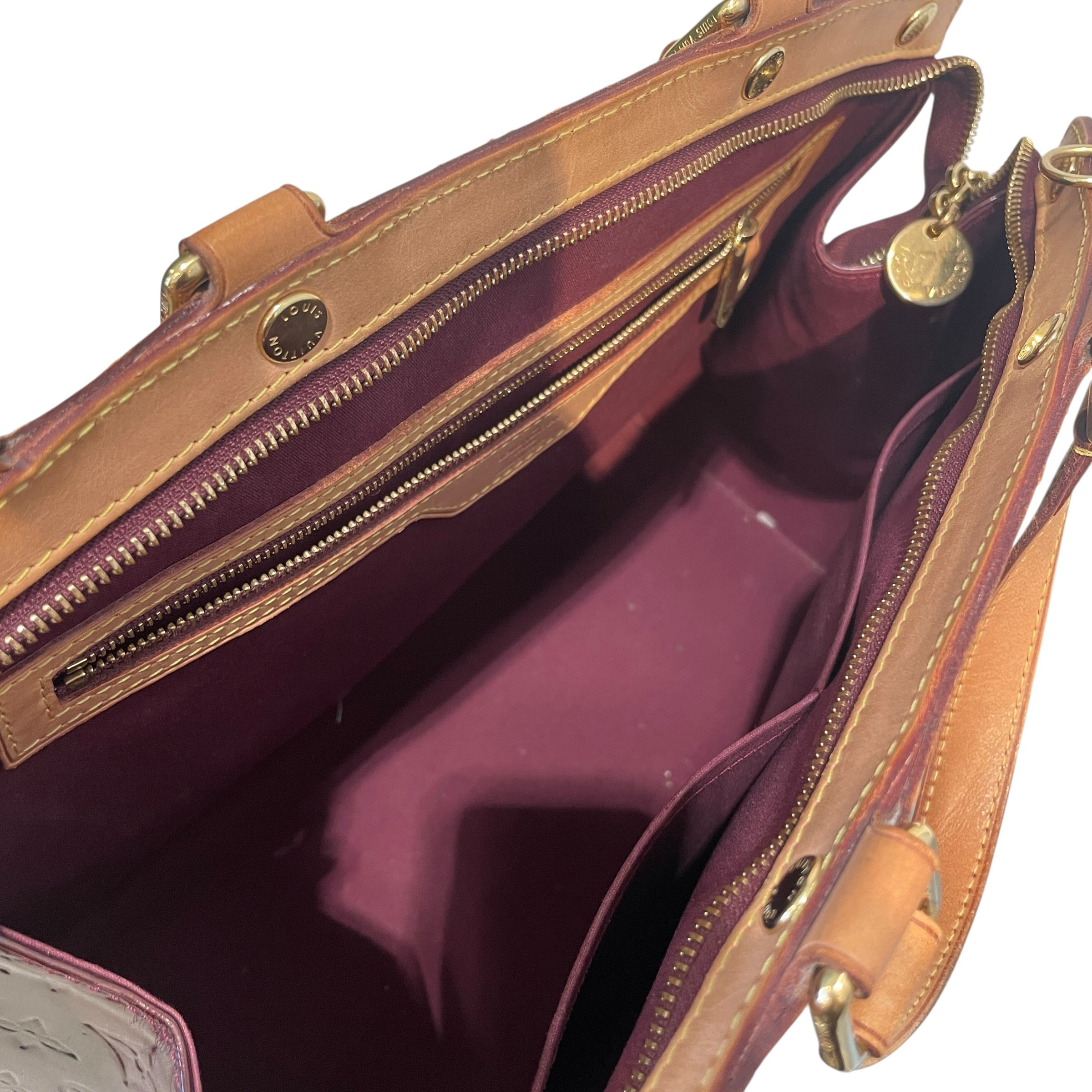 LOUIS VUITTON/Bag/Monogram/Leather/BRW/Verins Monogram view 4