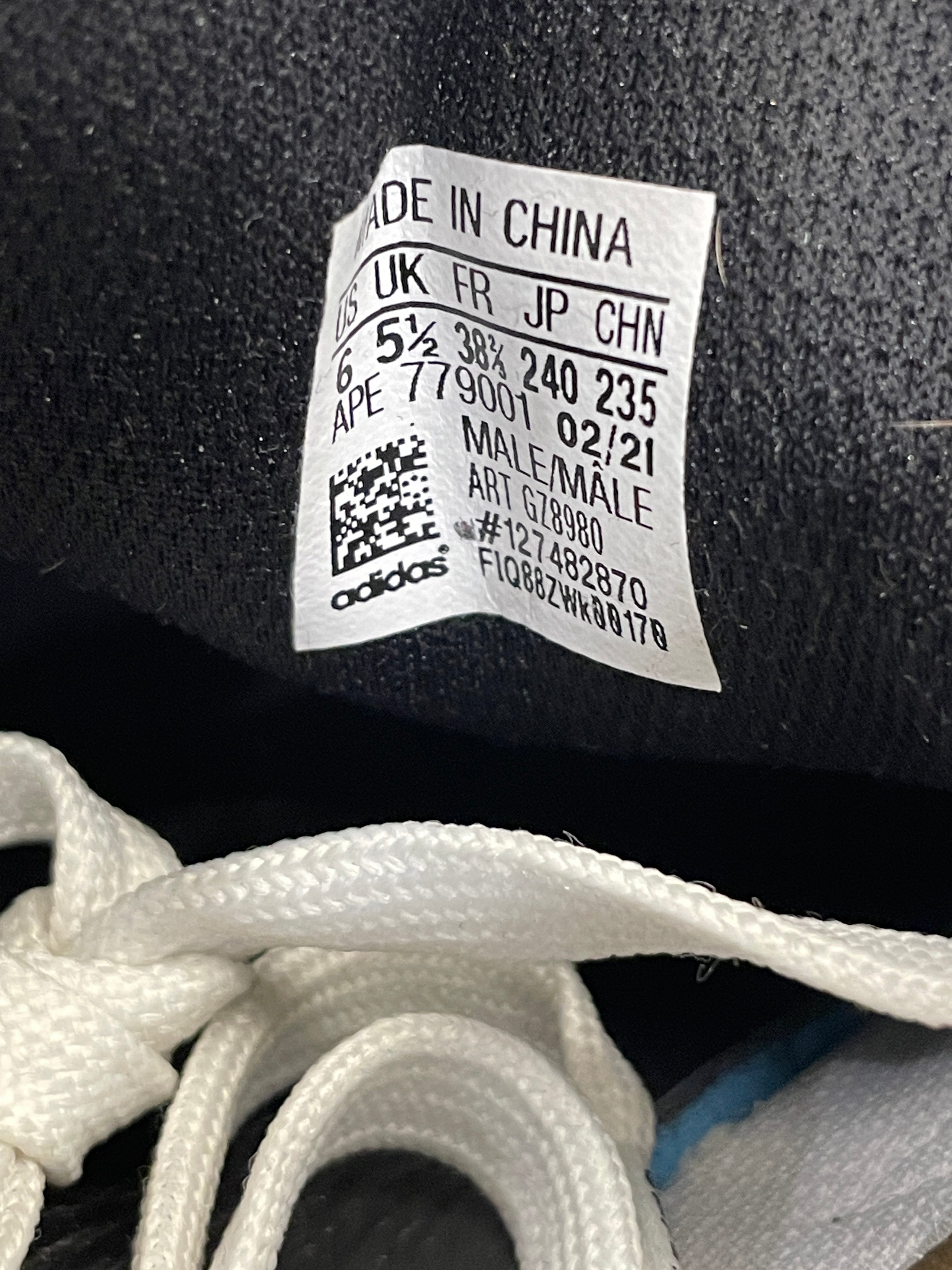A BATHING APE/adidas/Low-Sneakers/US 6/Leather/WHT/superstar view 3