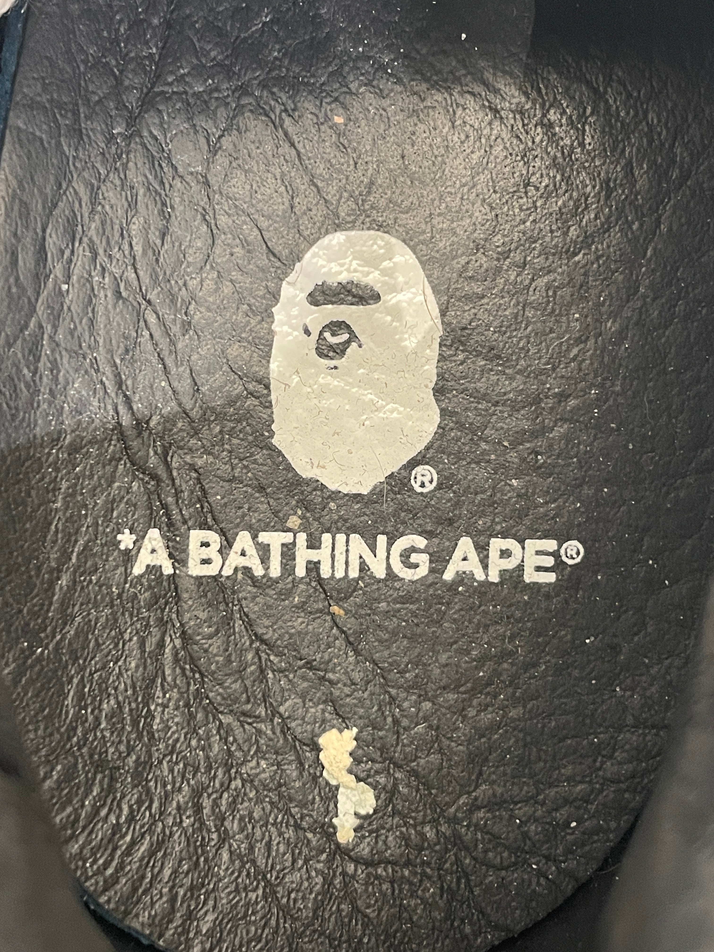 A BATHING APE/adidas/Low-Sneakers/US 6/Leather/WHT/superstar view 4