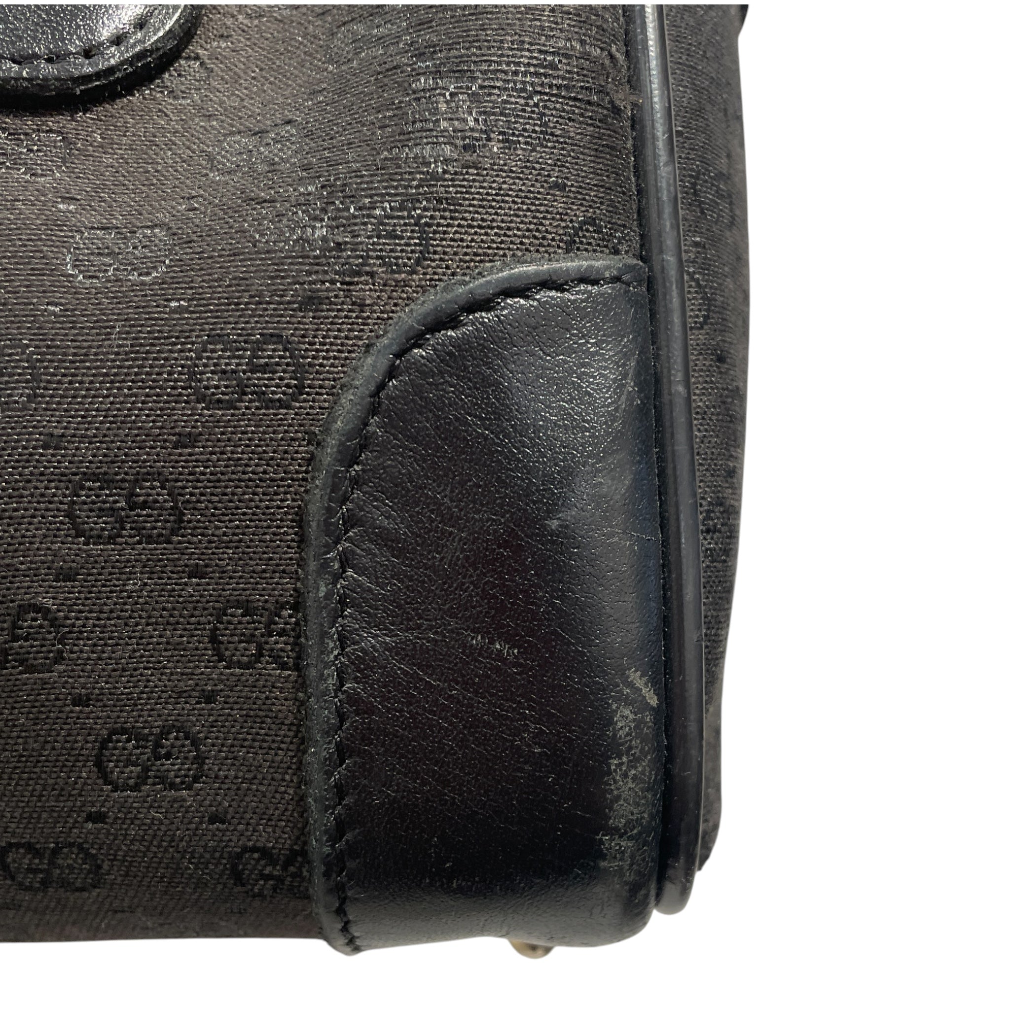 GUCCI/Cross Body Bag/BLK/VINTAGE view 9