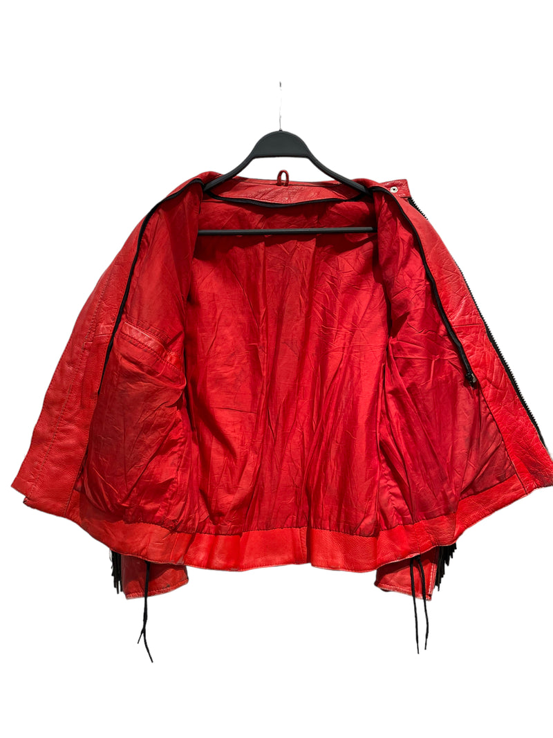Vintage/Leather Jkt/Leather/RED/