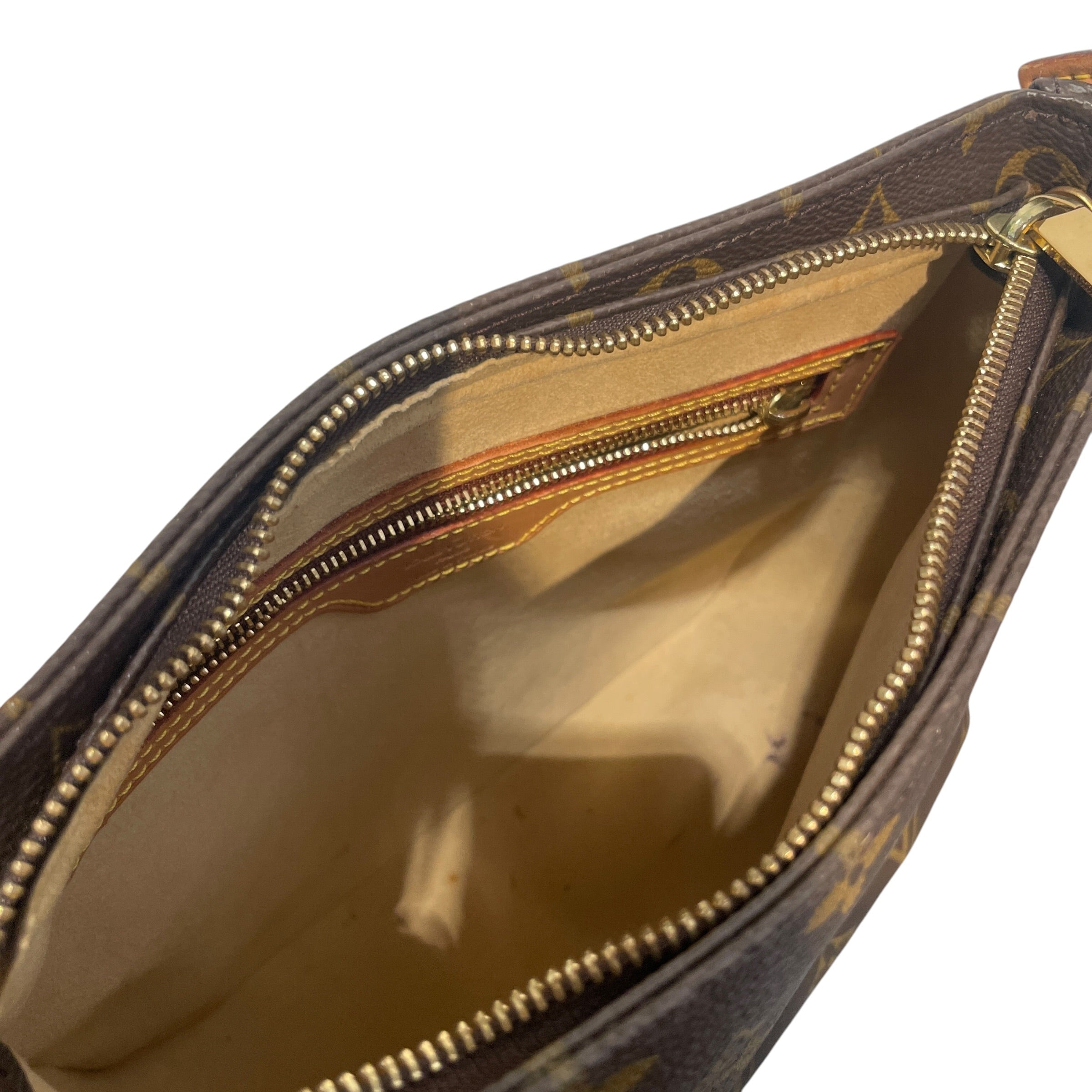 LOUIS VUITTON/Bag/Monogram/Leather/BRW/Looping shoulder bag view 6