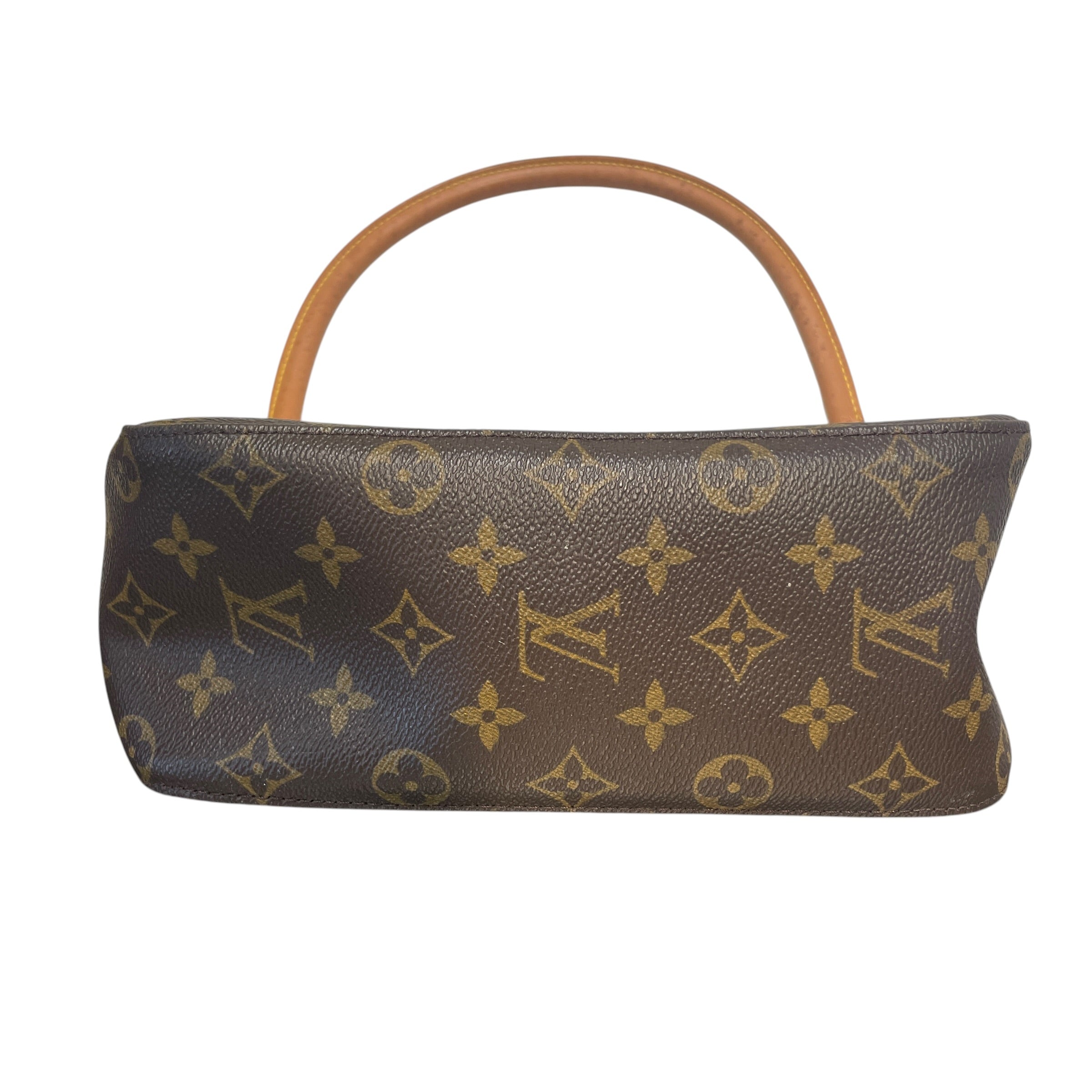 LOUIS VUITTON/Bag/Monogram/Leather/BRW/Looping shoulder bag view 5