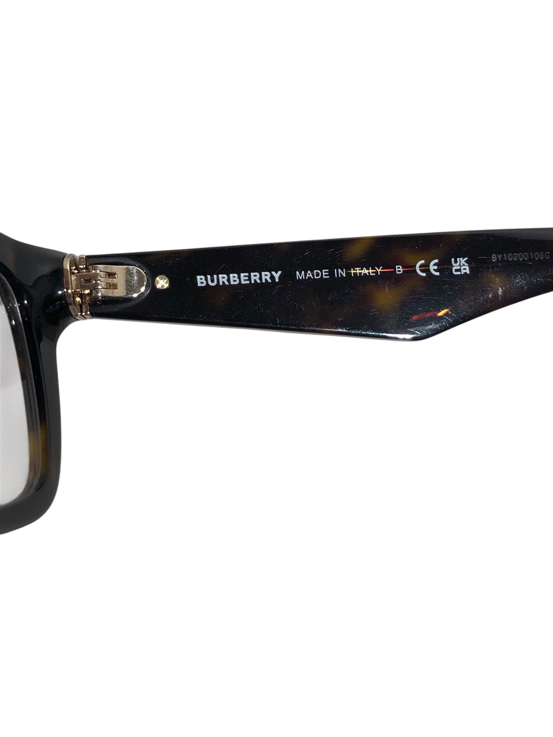 BURBERRY/Glasses/Plastic/BRW/M's/Tortoise Pattern view 3