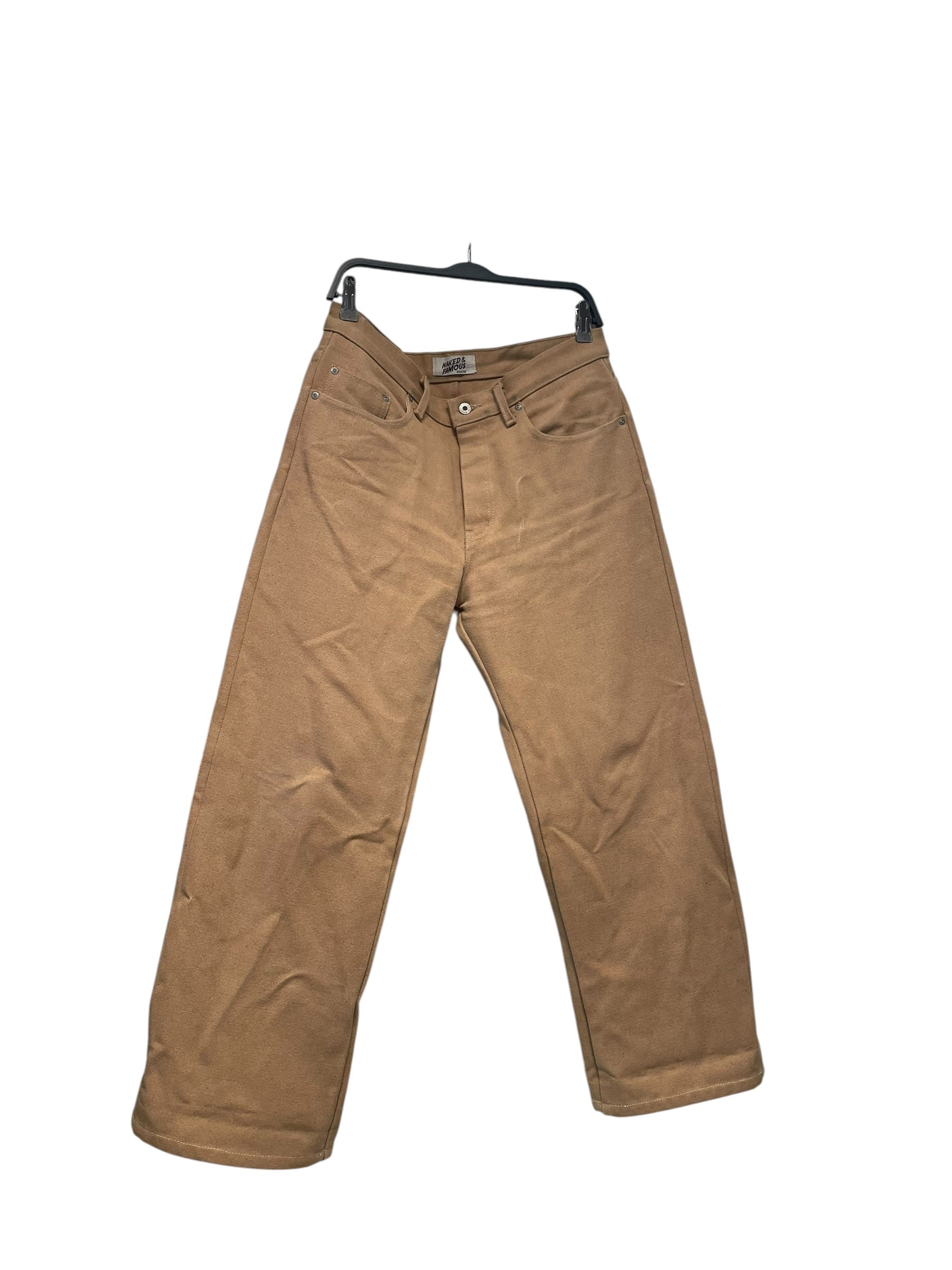 NAKED & FAMOUS DENIM/Straight Pants/32/Denim/BEG/ view 2