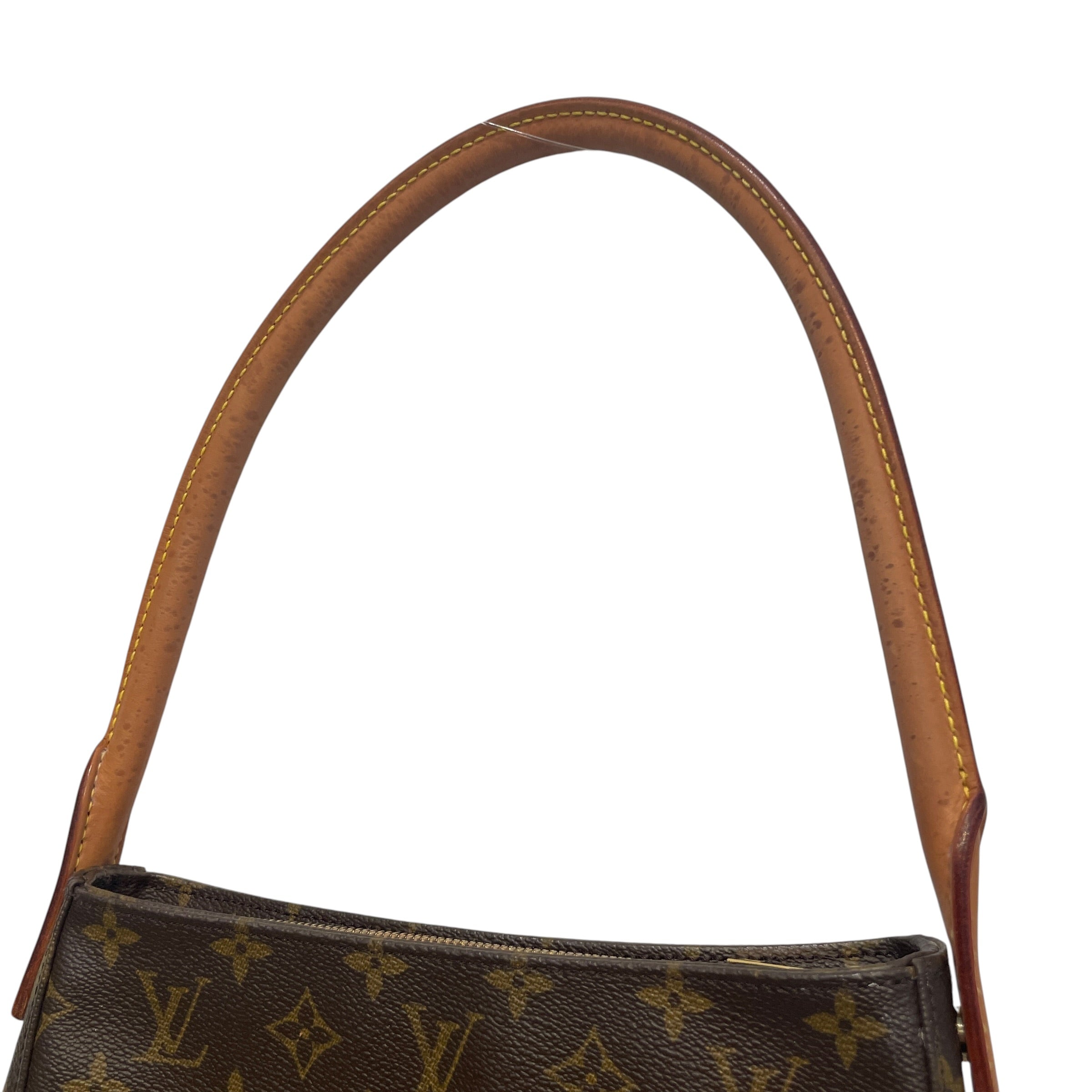 LOUIS VUITTON/Bag/Monogram/Leather/BRW/Looping shoulder bag view 4