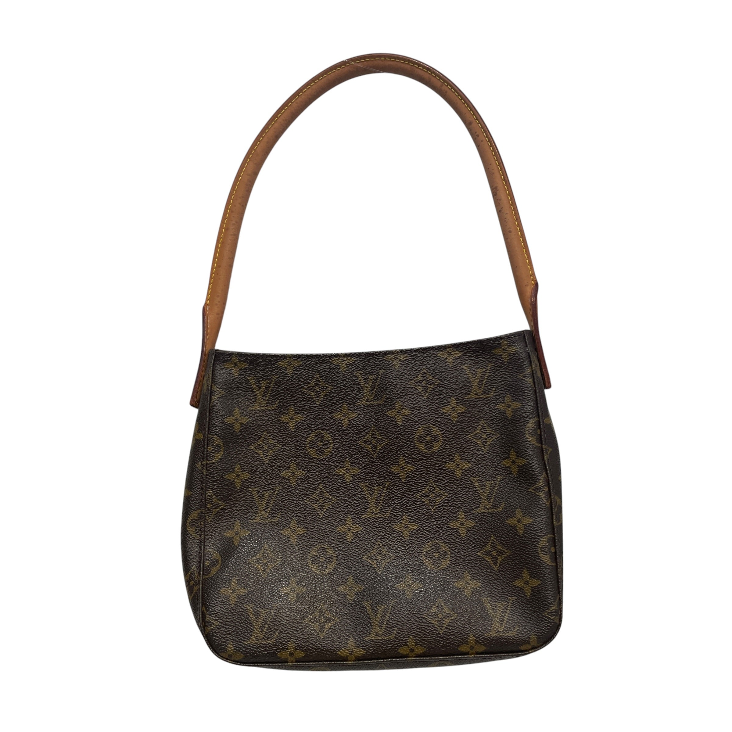 LOUIS VUITTON/Bag/Monogram/Leather/BRW/Looping shoulder bag view 1