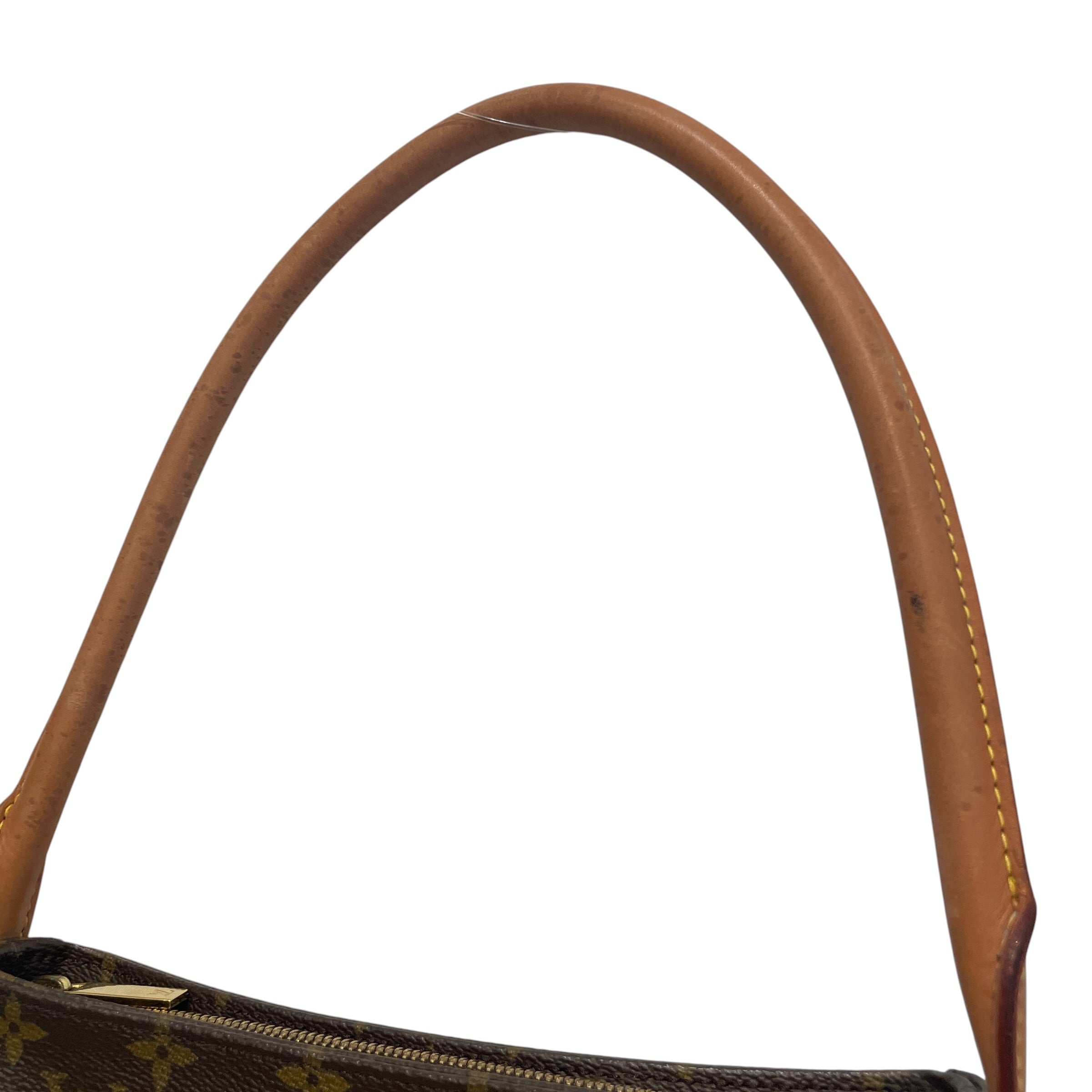 LOUIS VUITTON/Bag/Monogram/Leather/BRW/Looping shoulder bag view 3