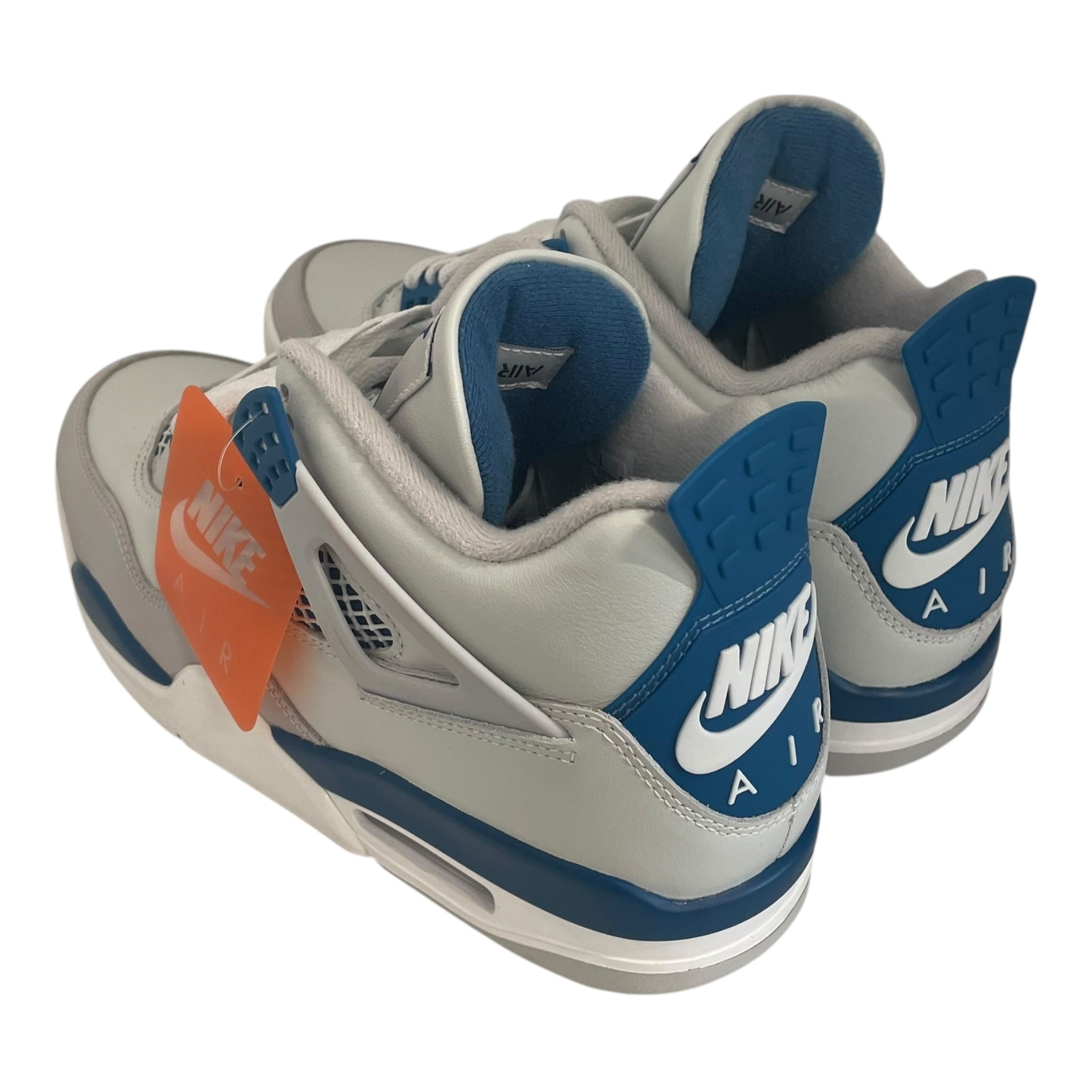 NIKE/Hi-Sneakers/US 10/Leather/WHT/jordan 4 military bluehi view 2