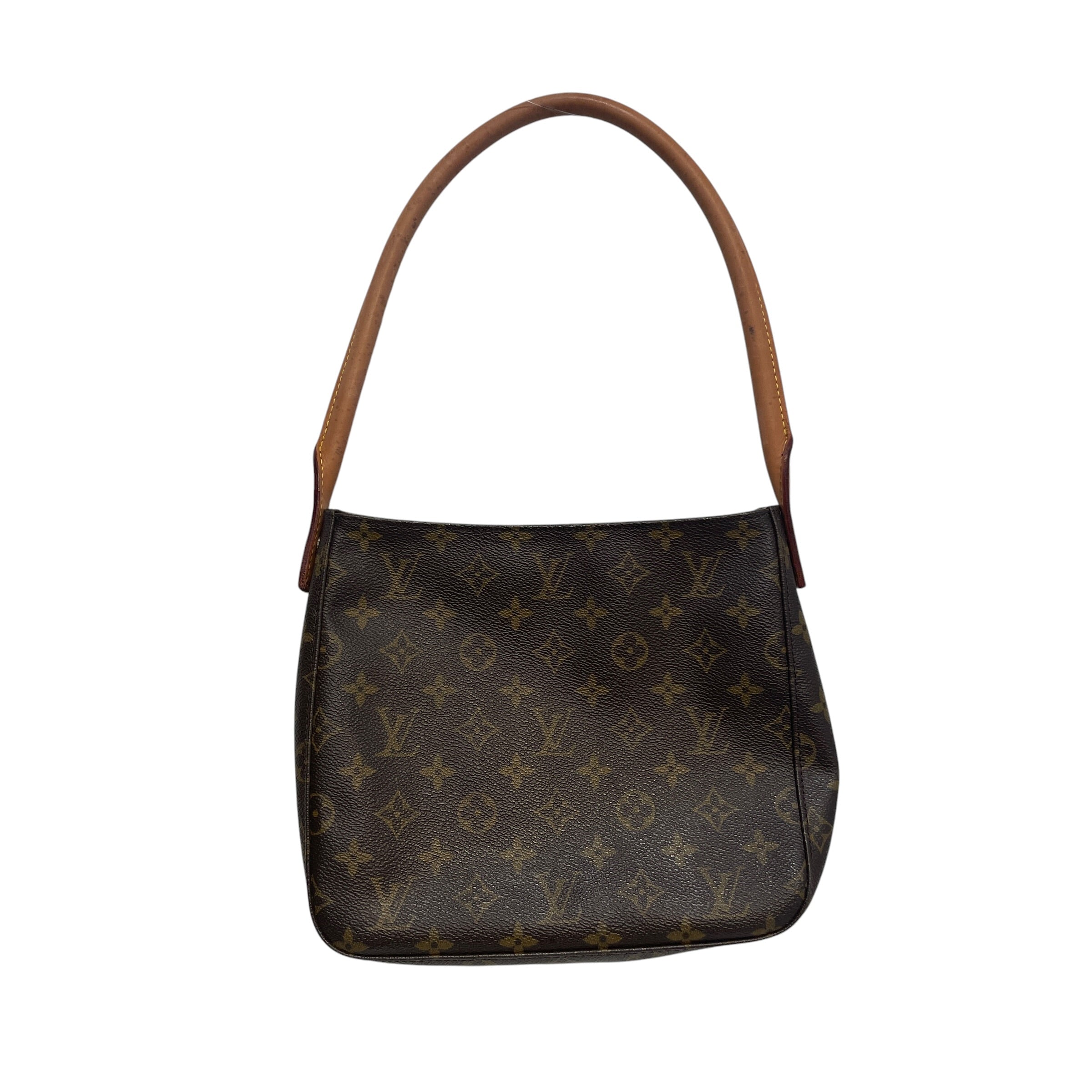 LOUIS VUITTON/Bag/Monogram/Leather/BRW/Looping shoulder bag view 2