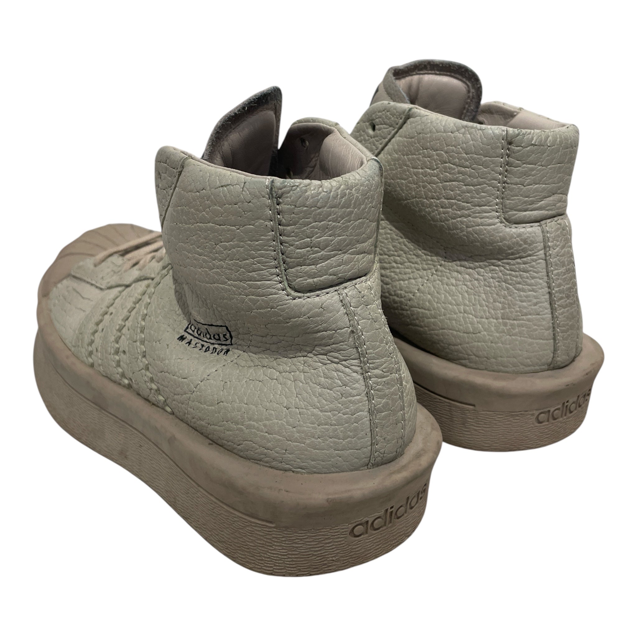 adidas/Rick Owens/Hi-Sneakers/US 7.5/Leather/GRY/mastodon pro model view 2