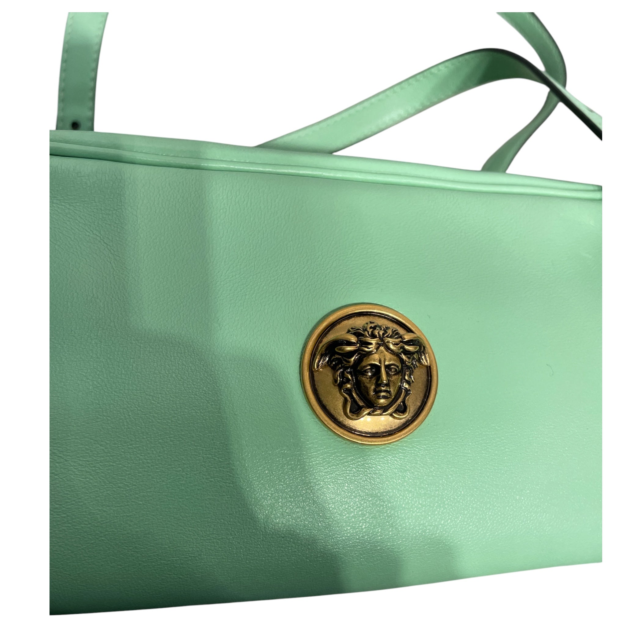 VERSACE/Hand Bag/Leather/GRN/embleme nappa bowling bag view 5