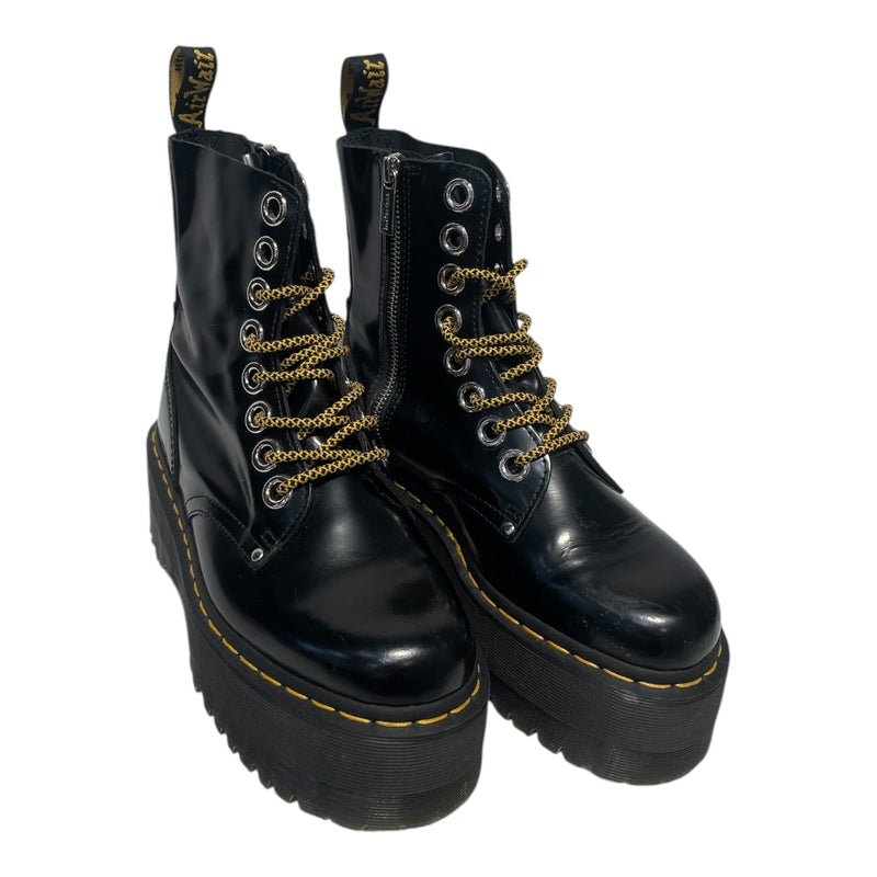 Dr.Martens/Hi-Sneakers/US 7/Leather/BLK/