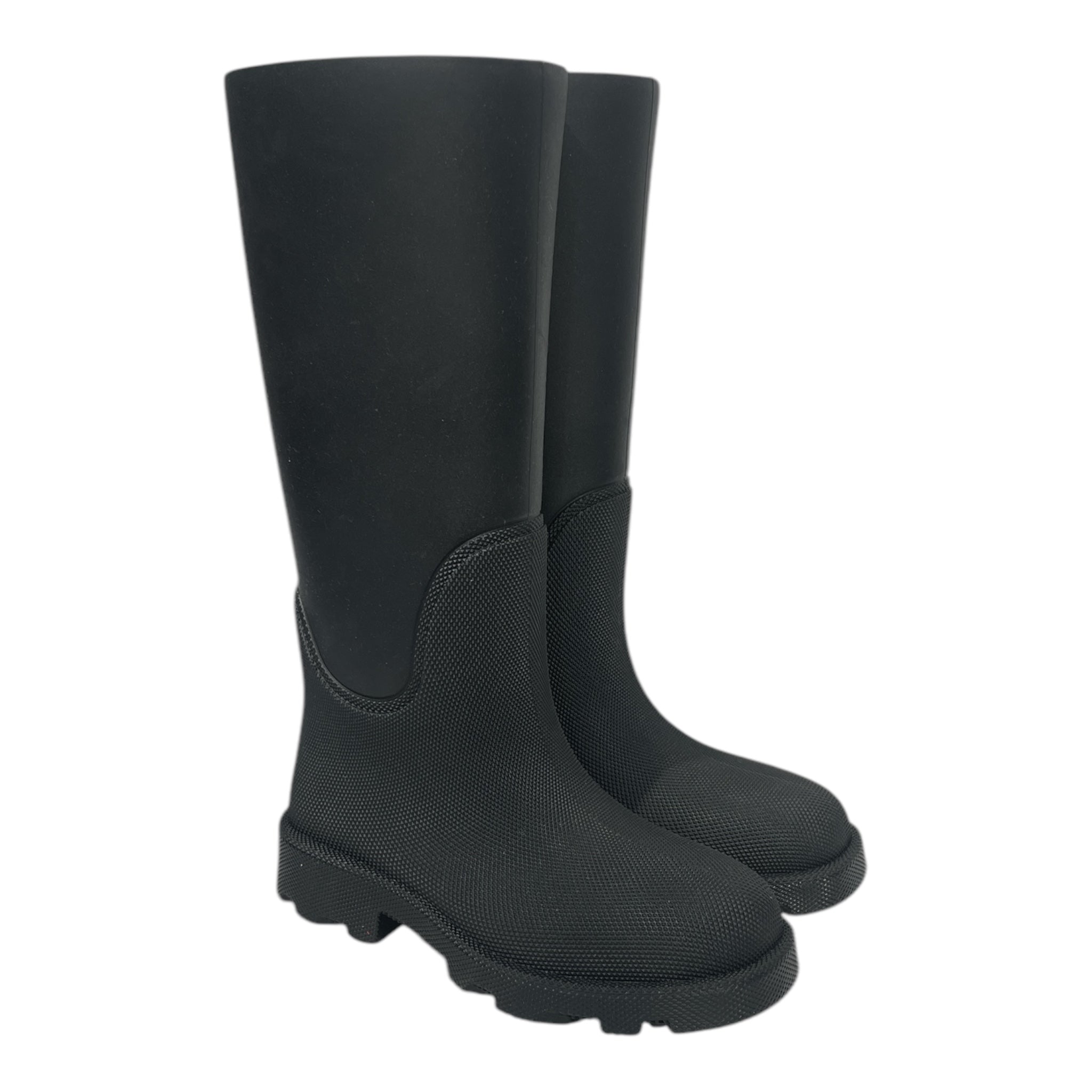 BURBERRY/Rain Boots/EU 37/BLK/MARSH BOOT view 1